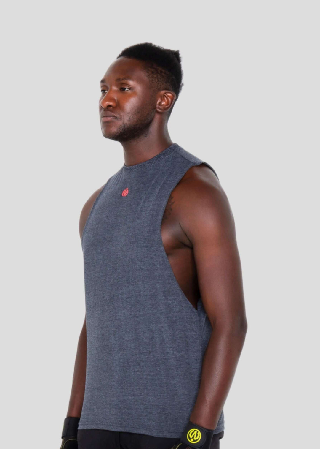 MEMFitness Sleeveless Training Tee Grey-MEMFitness