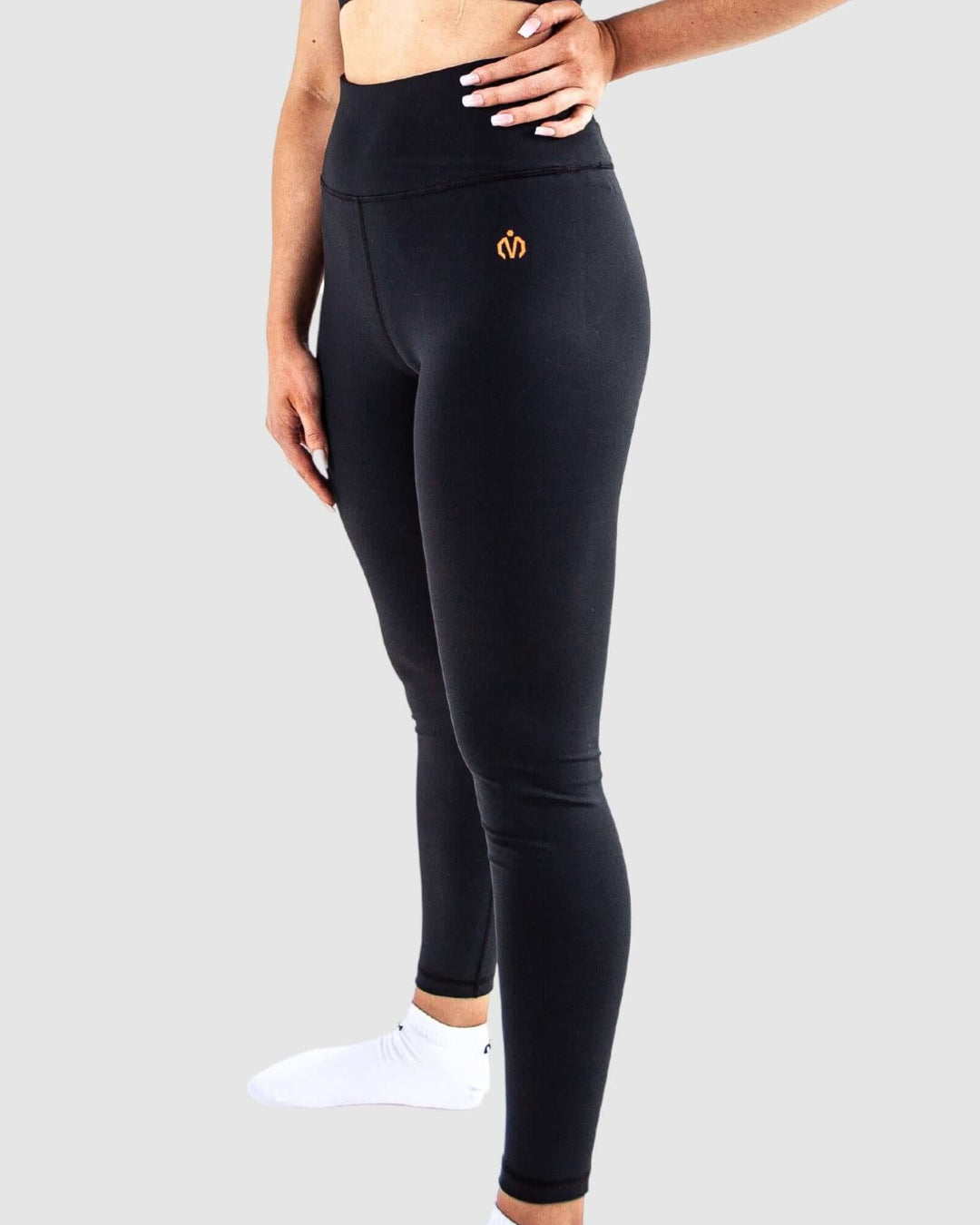 Black Acetate Leggings For Gym & Yoga Workout-MEMFitness