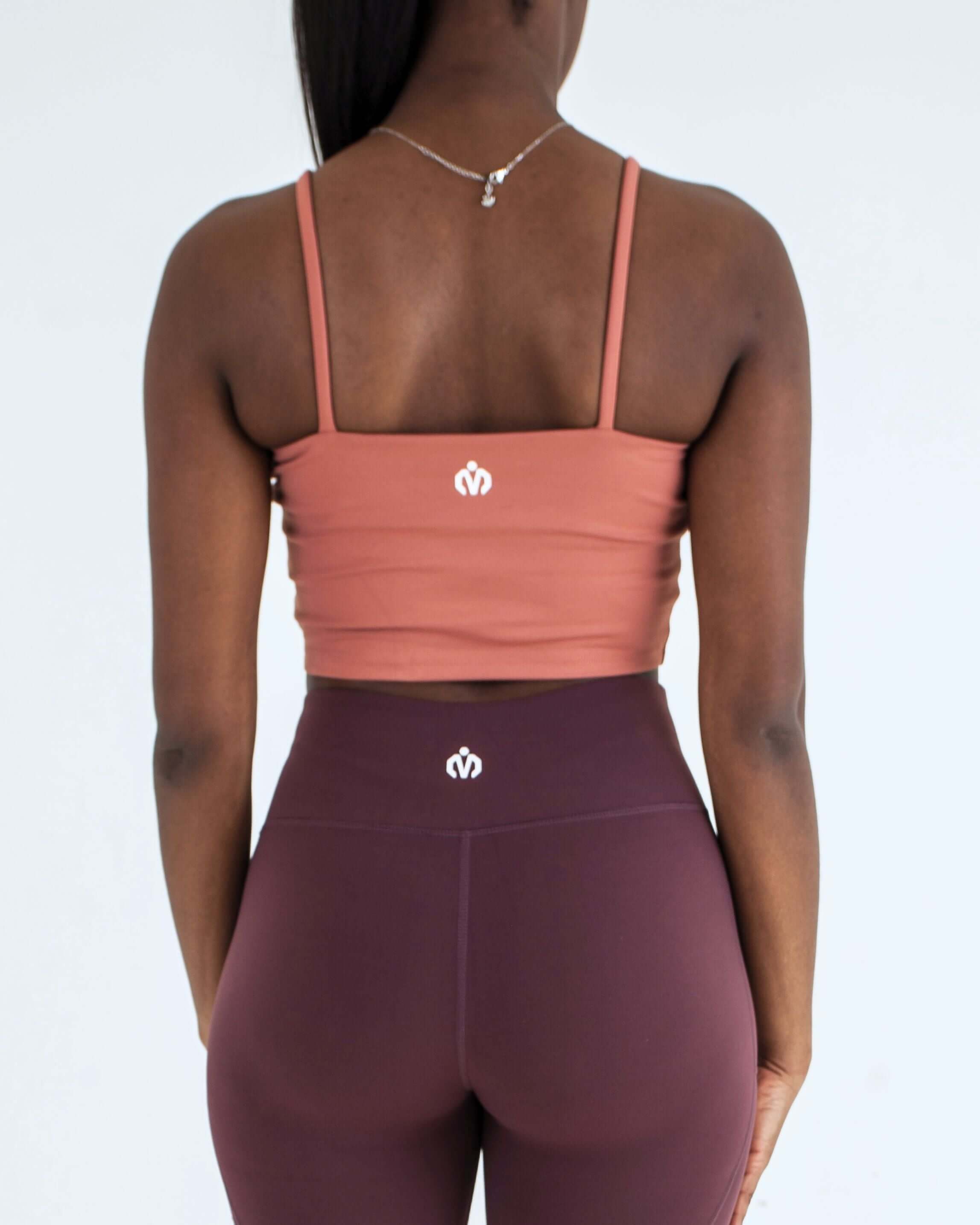 MEMFitness Power Vest Bra Peach-MEMFitness