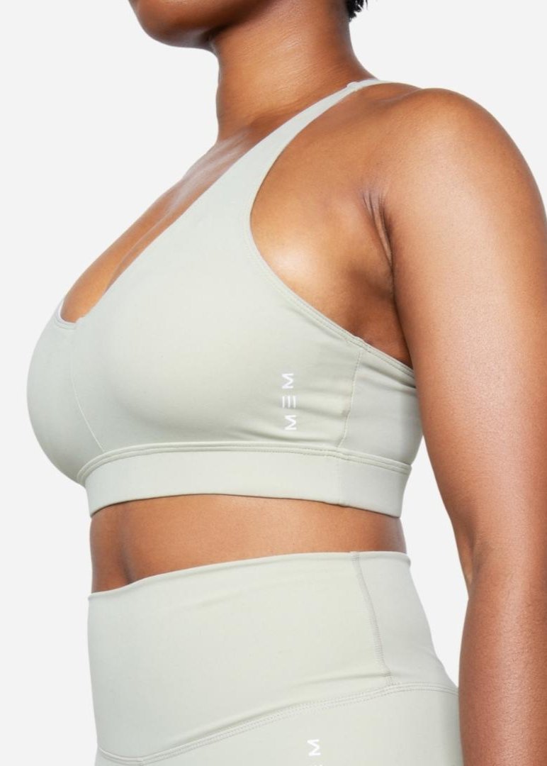 MEMFitness Training Sports Bra Light Green-MEMFitness