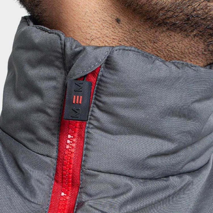 MEMFitness Armour Gilet Grey Waist Jacket-MEMFitness