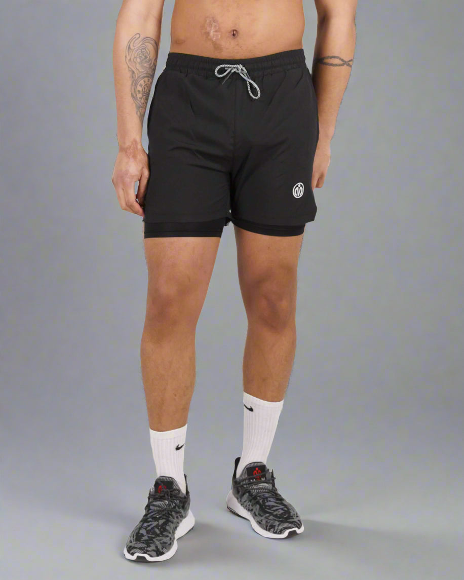 Pinnacle Dry-Fit 2 in 1 Shorts-MEMFitness