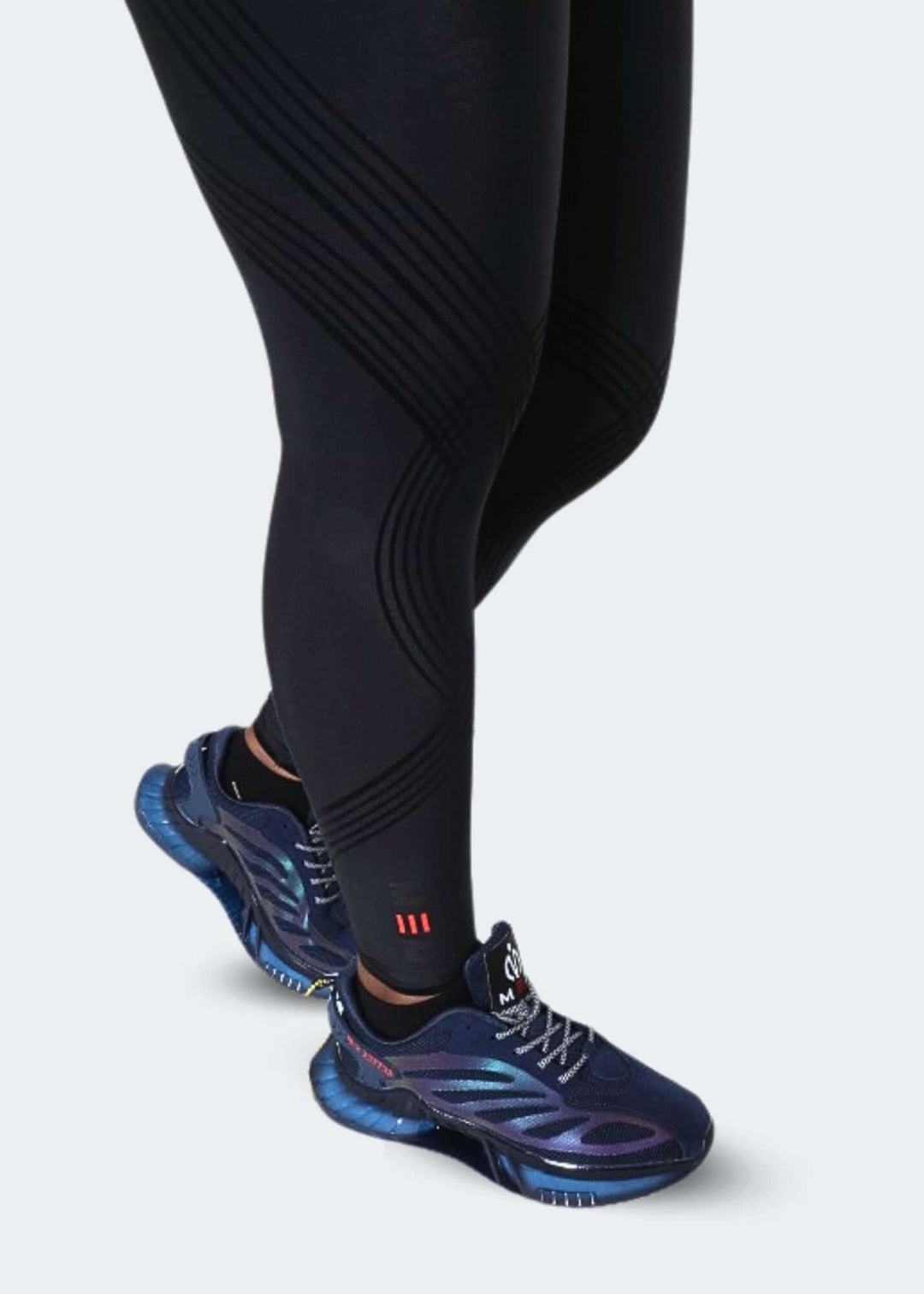 MEM Retro-Reflective Gym Shoes Navy Blue-MEMFitness