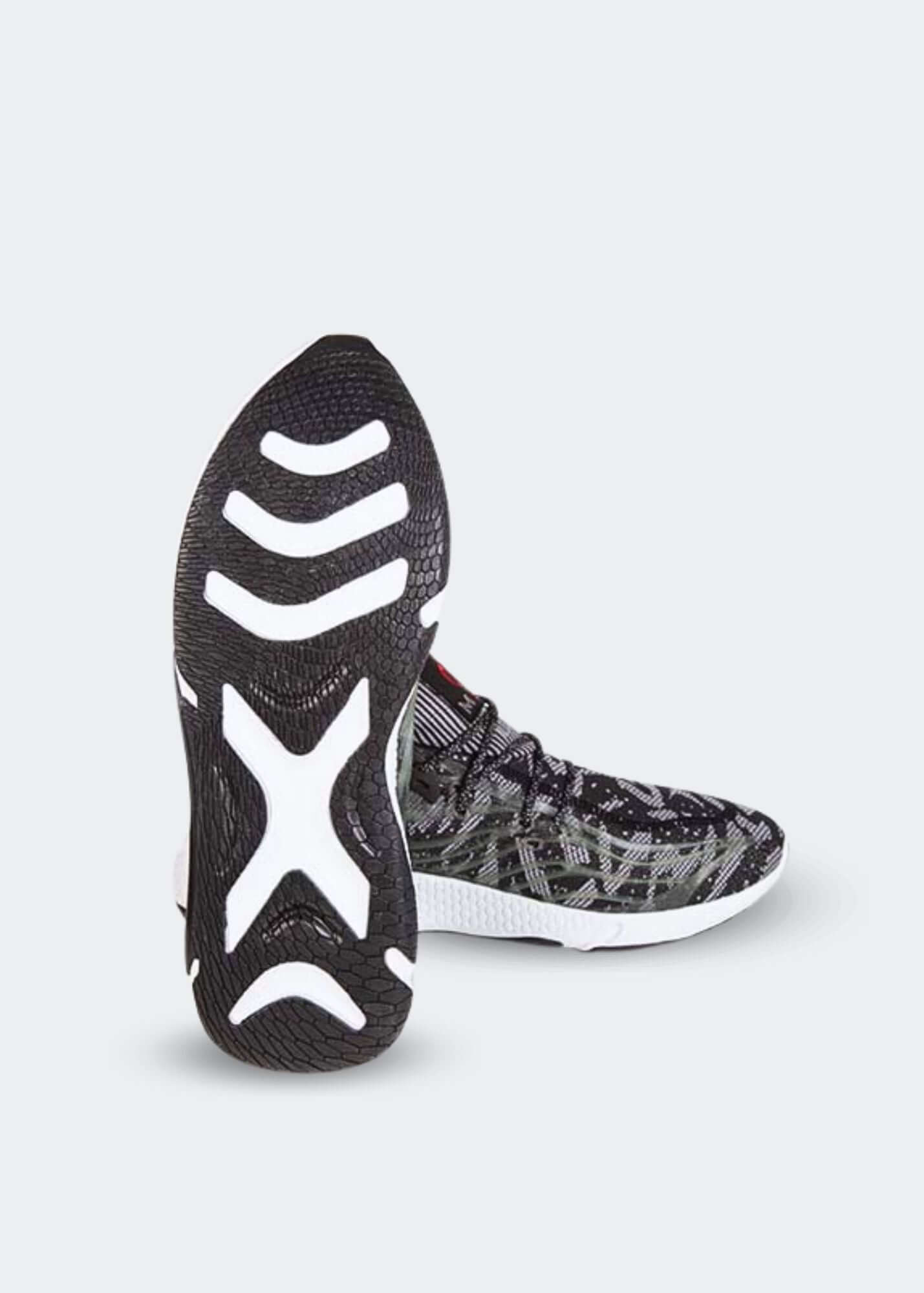 MEMFitness Aspire Fly-knit Gym/Running Shoes Black & Grey-MEMFitness