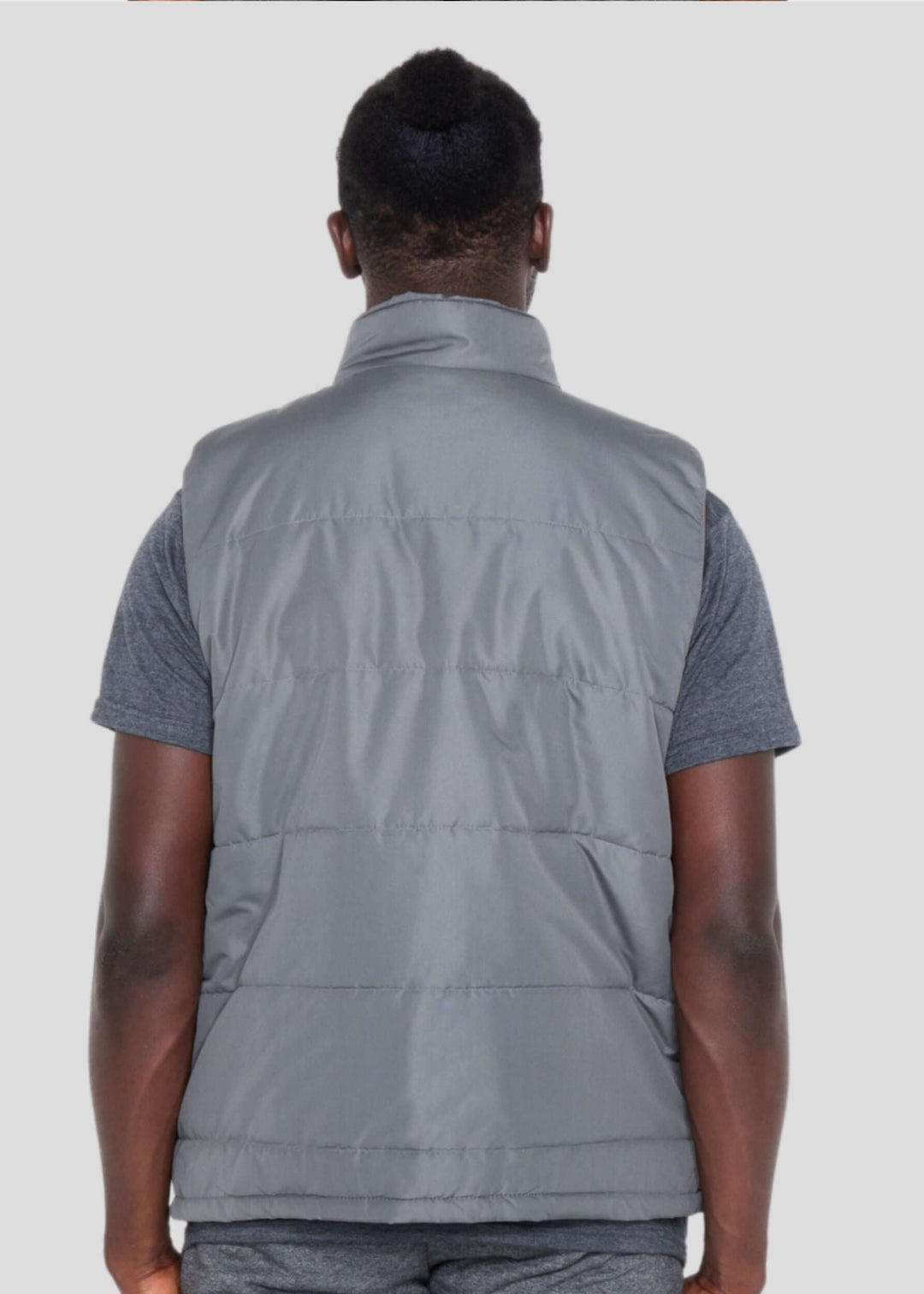 MEMFitness Armour Gilet Grey Waist Jacket-MEMFitness