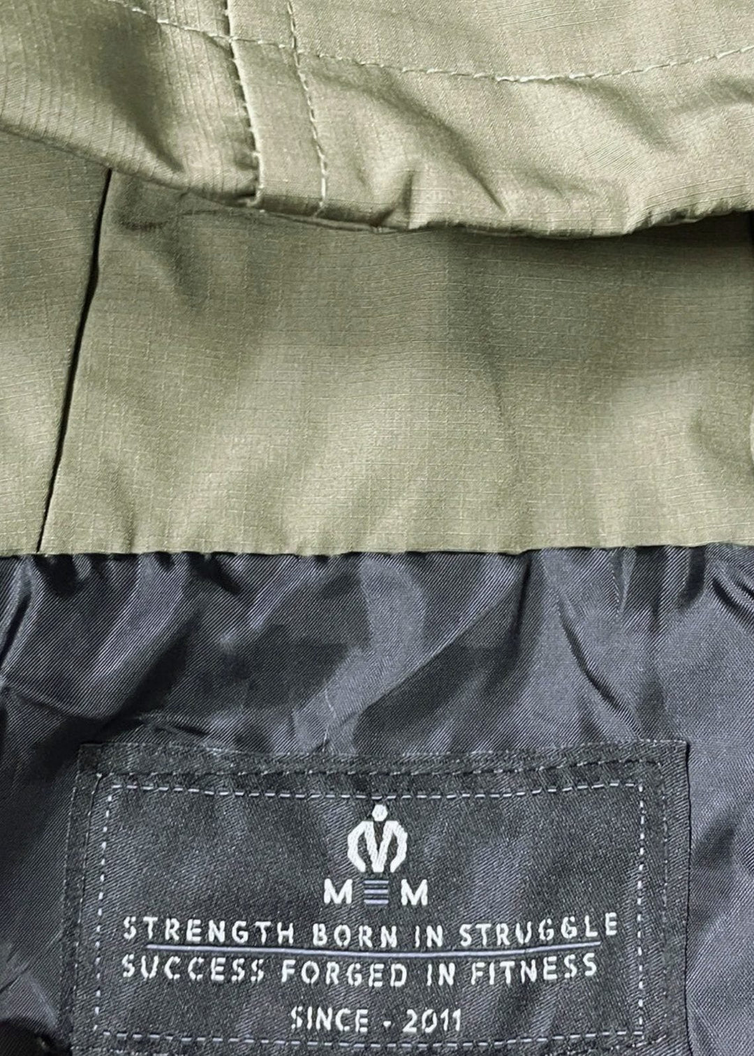 Khaki Green Water-Resistant Anorak Jacket-MEMFitness