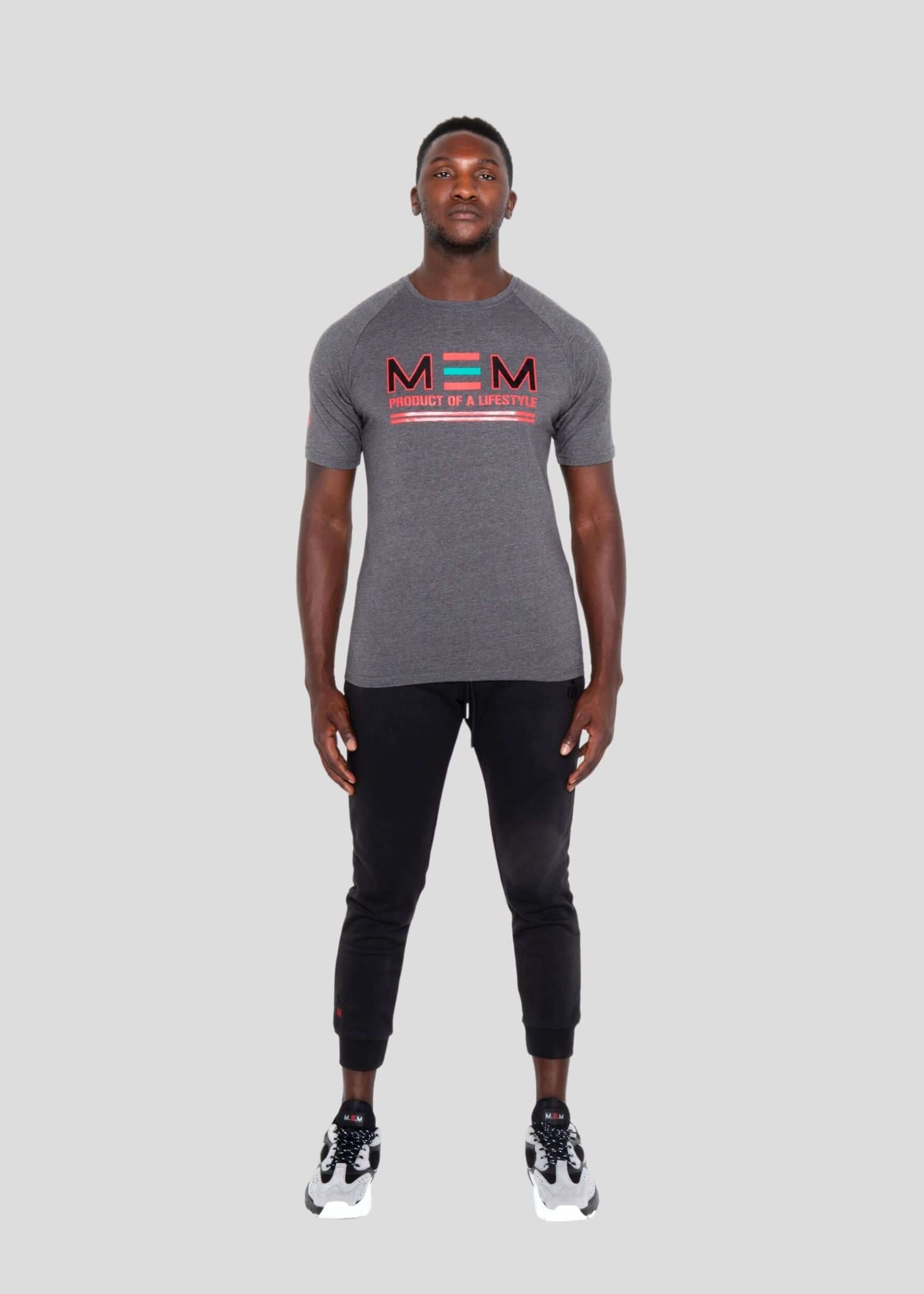 MEM Pol21 T-Shirt Dark Grey-MEMFitness