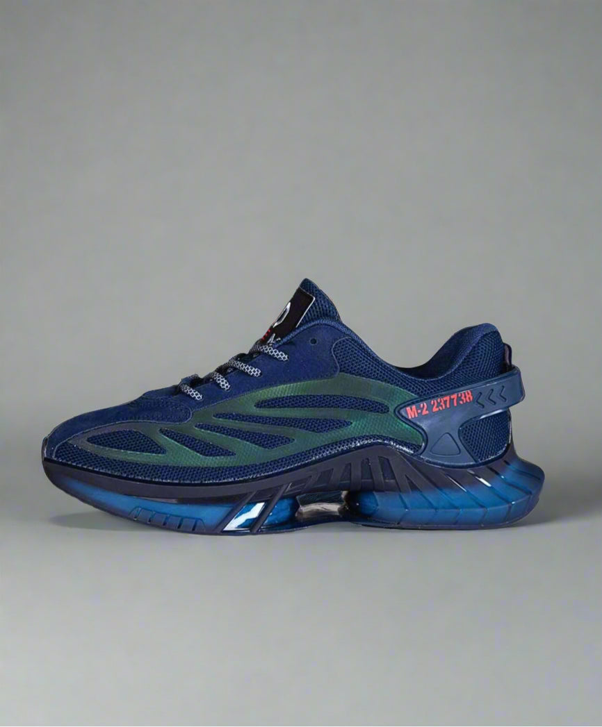MEM Retro-Reflective Gym Shoes Navy Blue-MEMFitness