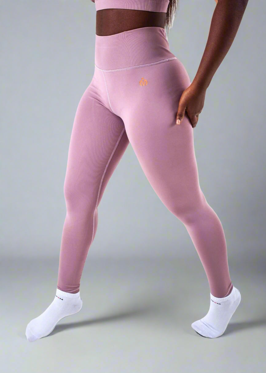 Orchid Acetate Leggings for Gym & Yoga Workout-MEMFitness