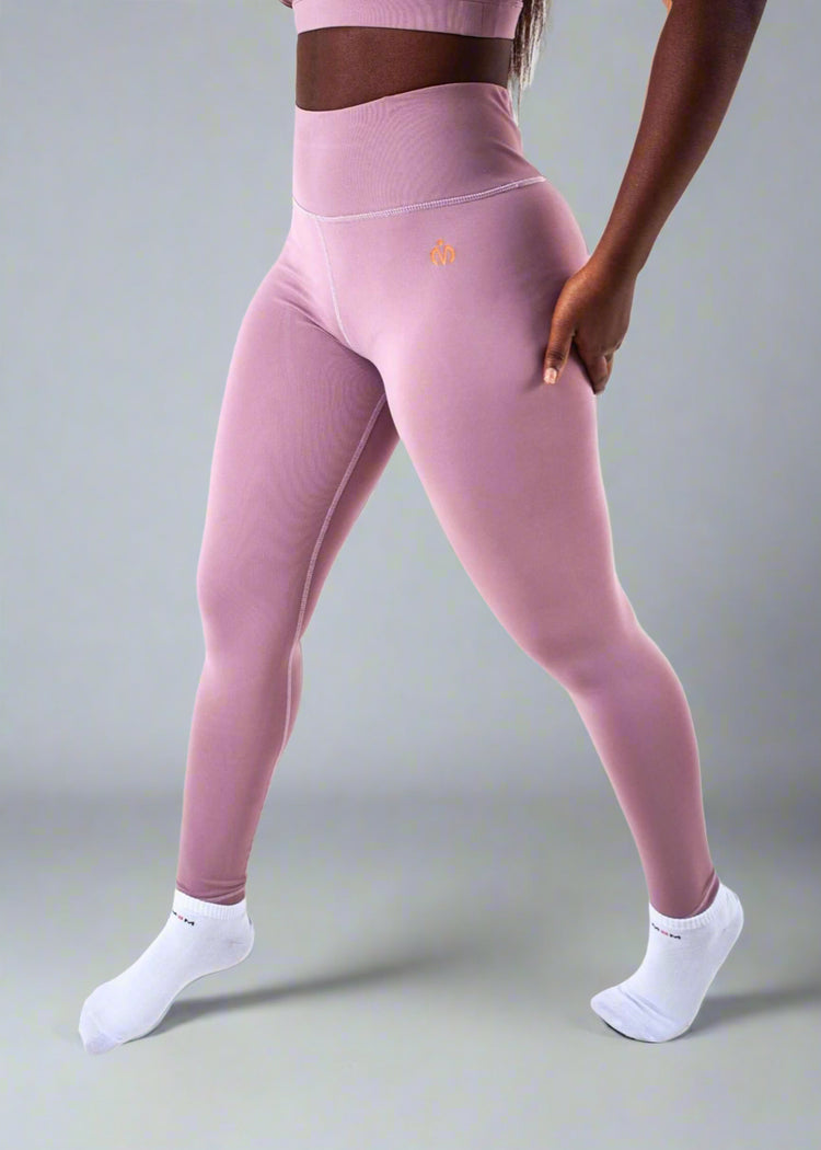 Orchid Acetate Leggings for Gym & Yoga Workout-MEMFitness