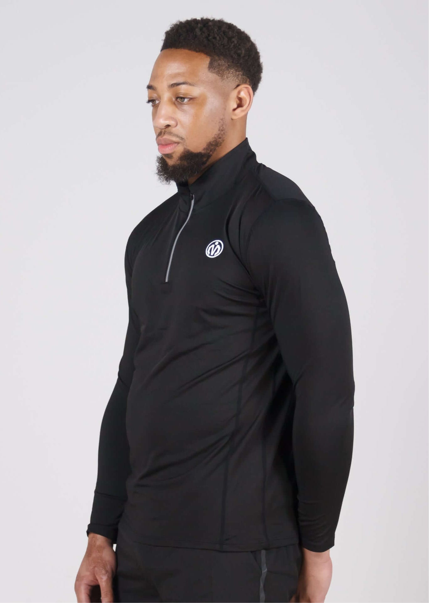 Pinnacle Dry-Fit Long Sleeve Half Zip Training Top-MEMFitness