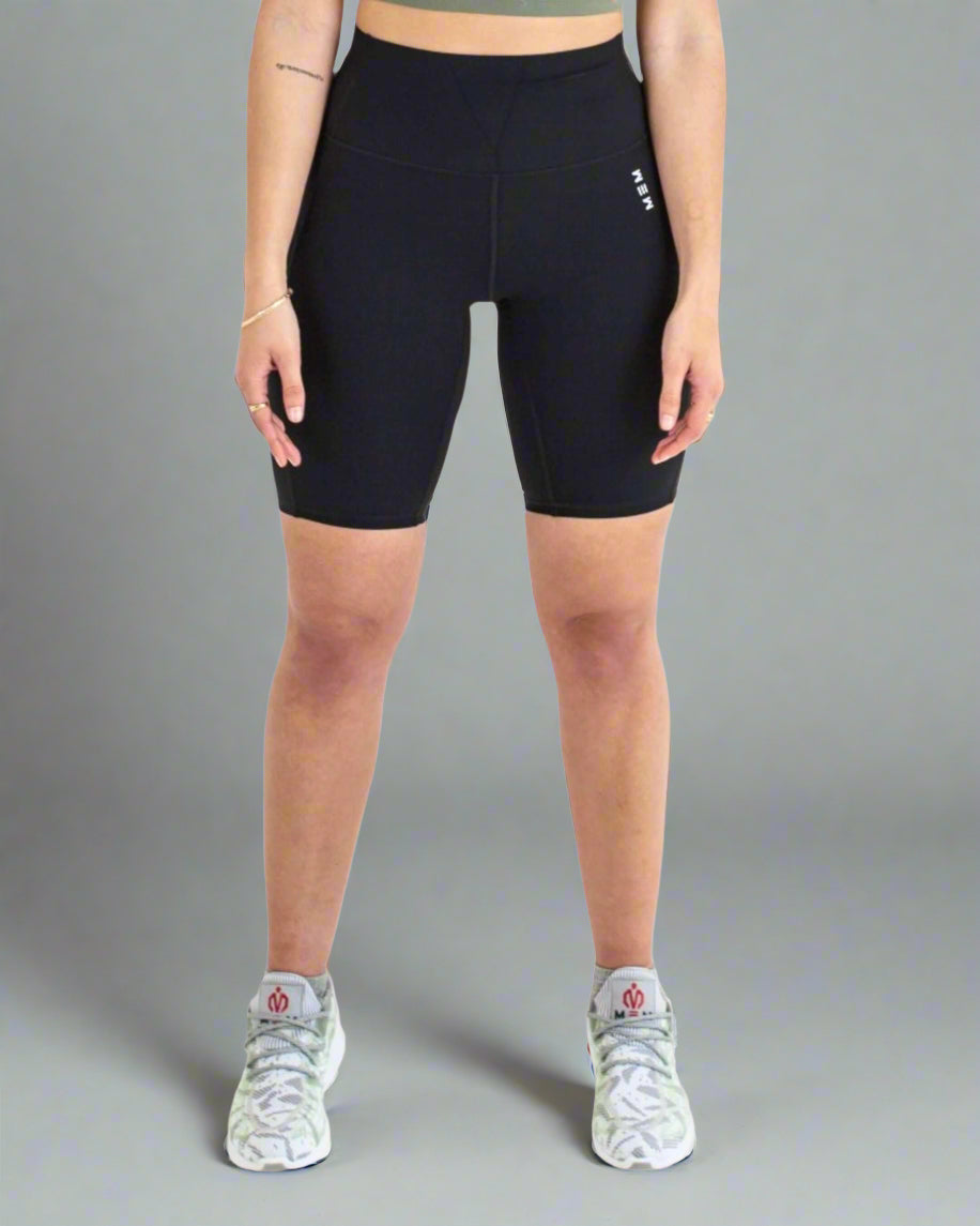 MEM Women 8" High Rise Biker Shorts-MEMFitness