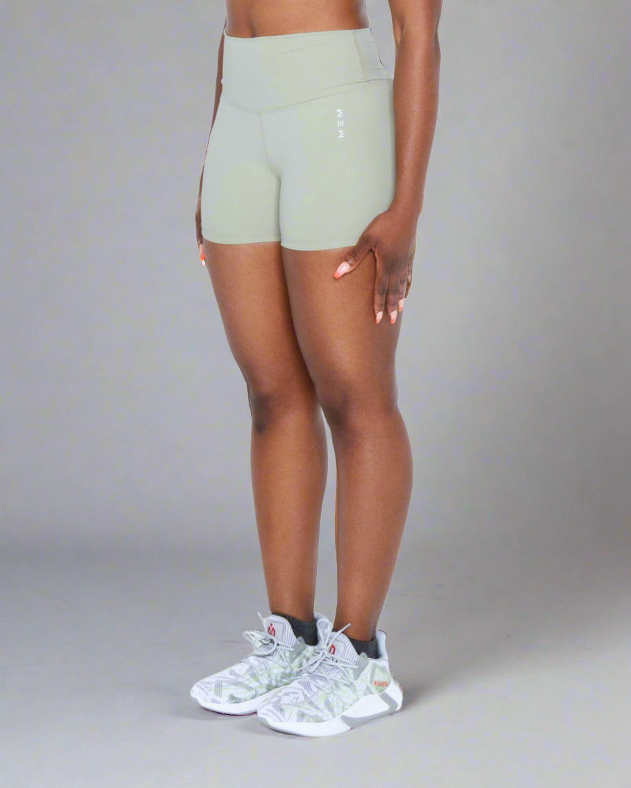 MEM 6" Bike Shorts Light Green-MEMFitness