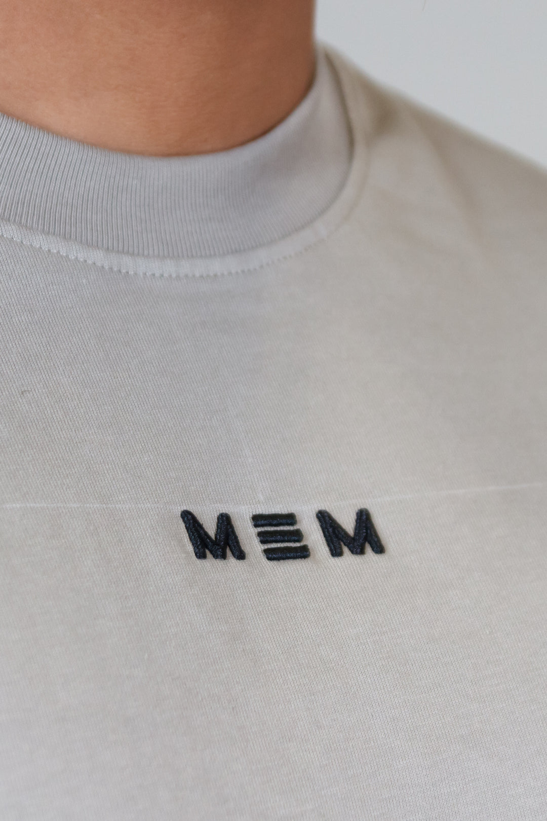 MEM 305G Heavyweight Oversized Tee -Beige-MEMFitness