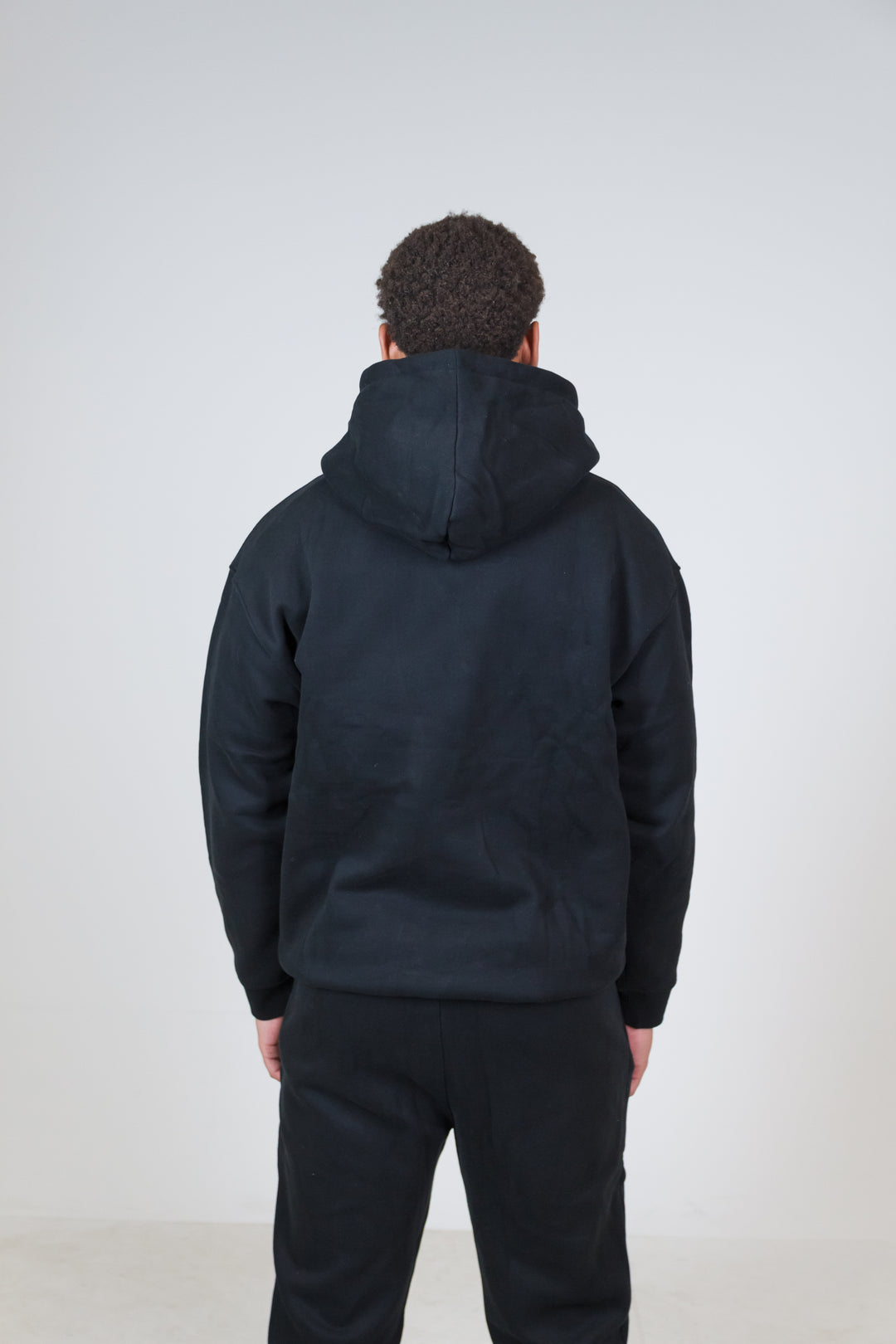 MEM 345G Heavyweight Fleece Hoodie – Black-MEMFitness