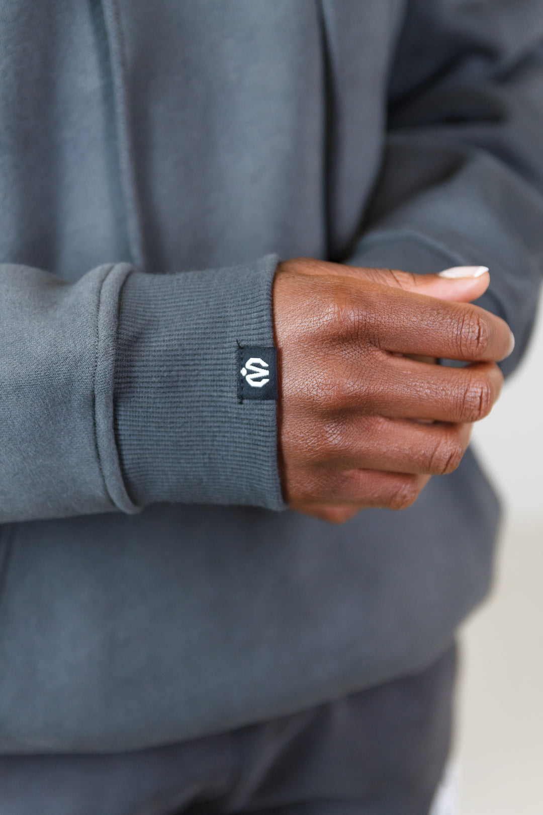 MEM 345g Oversized Heavyweight Hoodie-Grey-MEMFitness