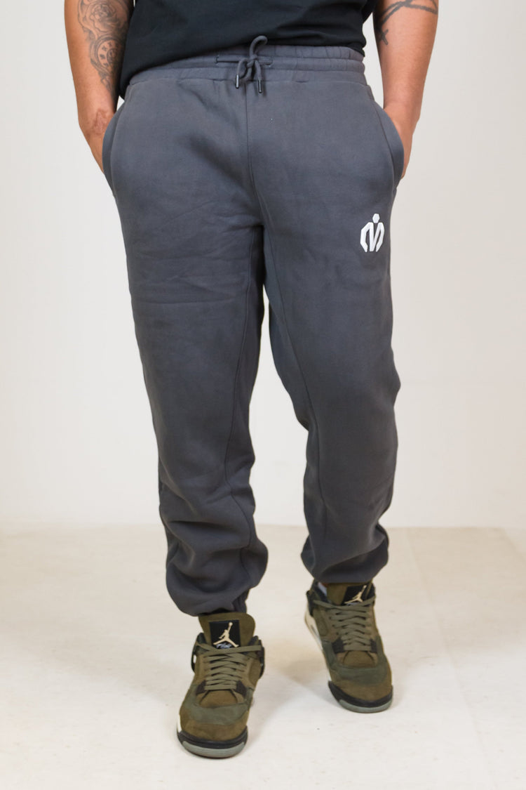 MEM 345G Heavyweight Fleece Joggers - Grey-MEMFitness