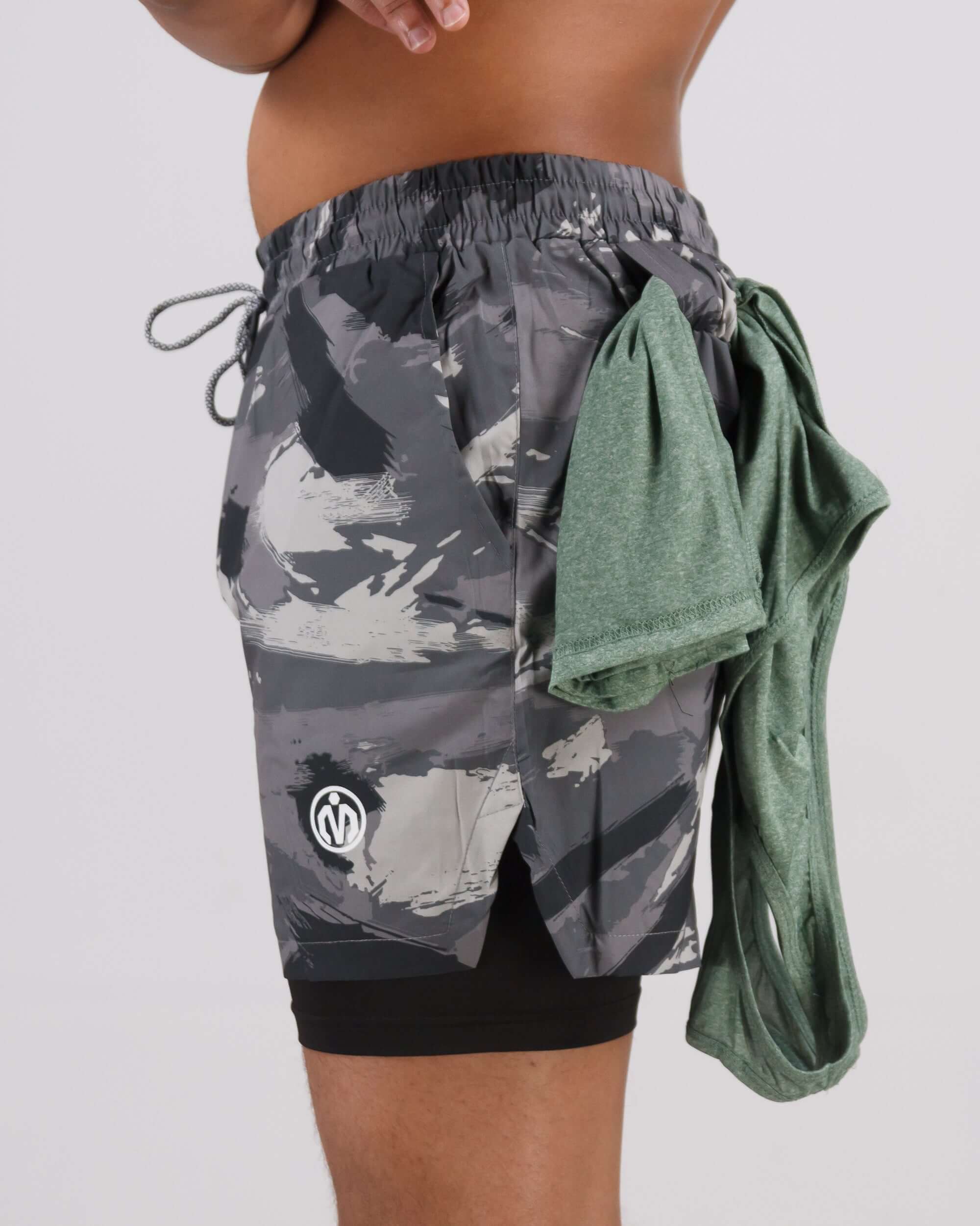 Pinnacle Dry-Fit 2 in 1 Shorts-MEMFitness