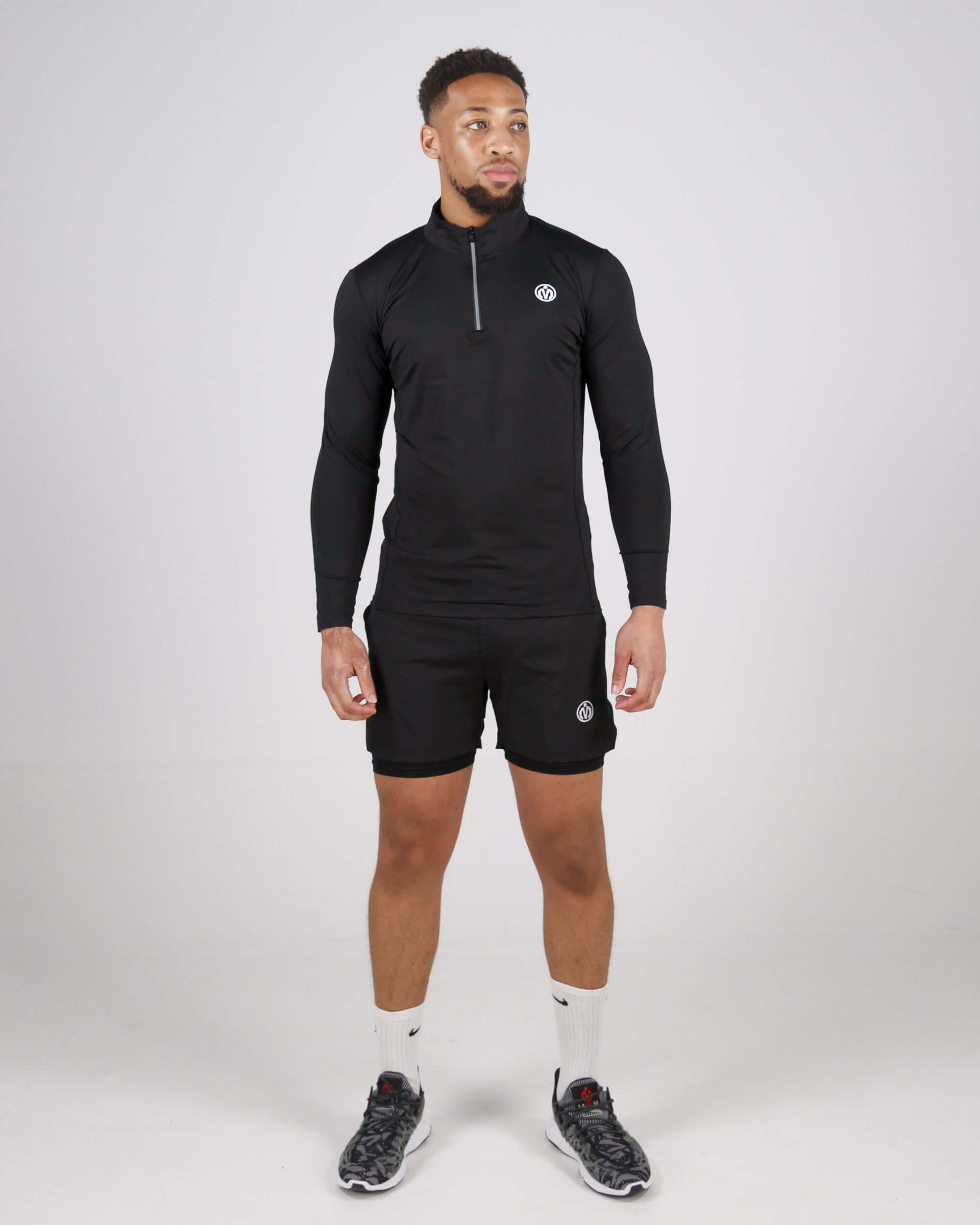 Pinnacle Dry-Fit Long Sleeve Half Zip Training Top-MEMFitness