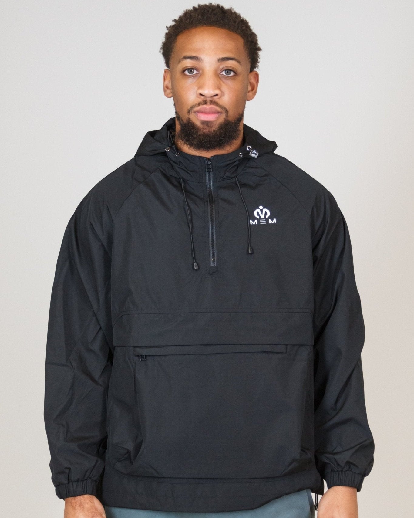 Black Water - Resistant Anorak Jacket - MEMFitness
