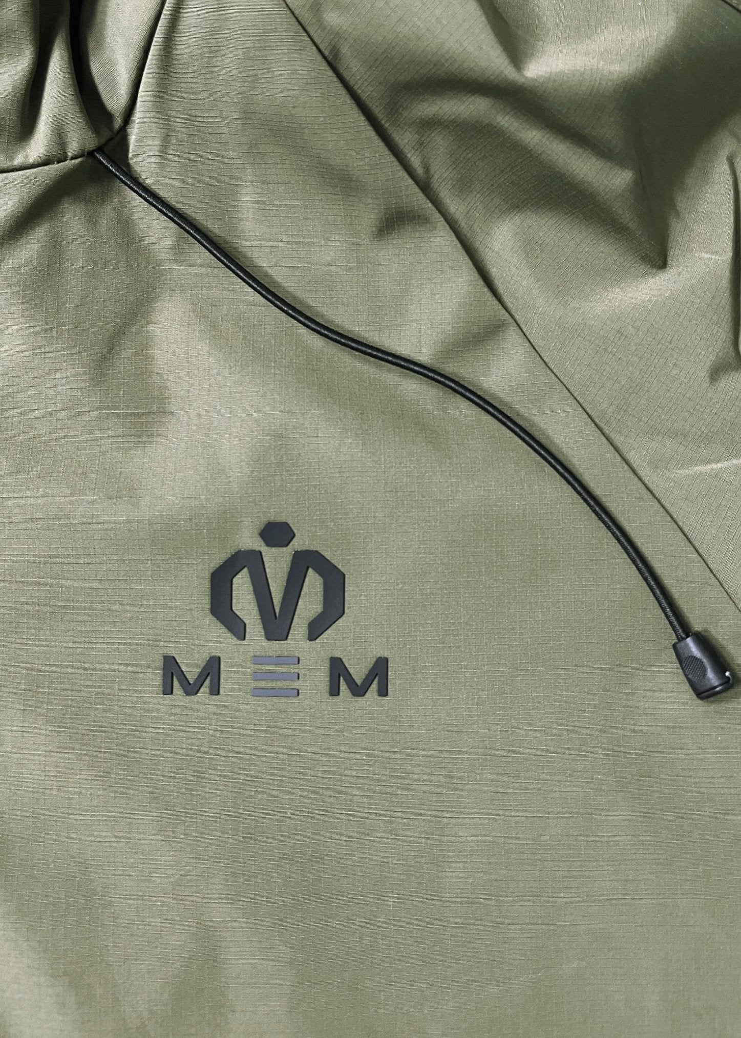 Khaki Green Water - Resistant Anorak Jacket - MEMFitness