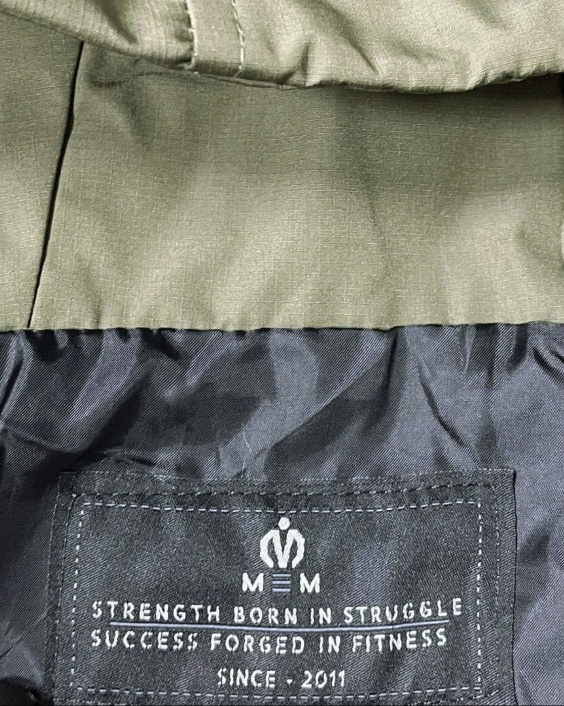 Khaki Green Water - Resistant Anorak Jacket - MEMFitness