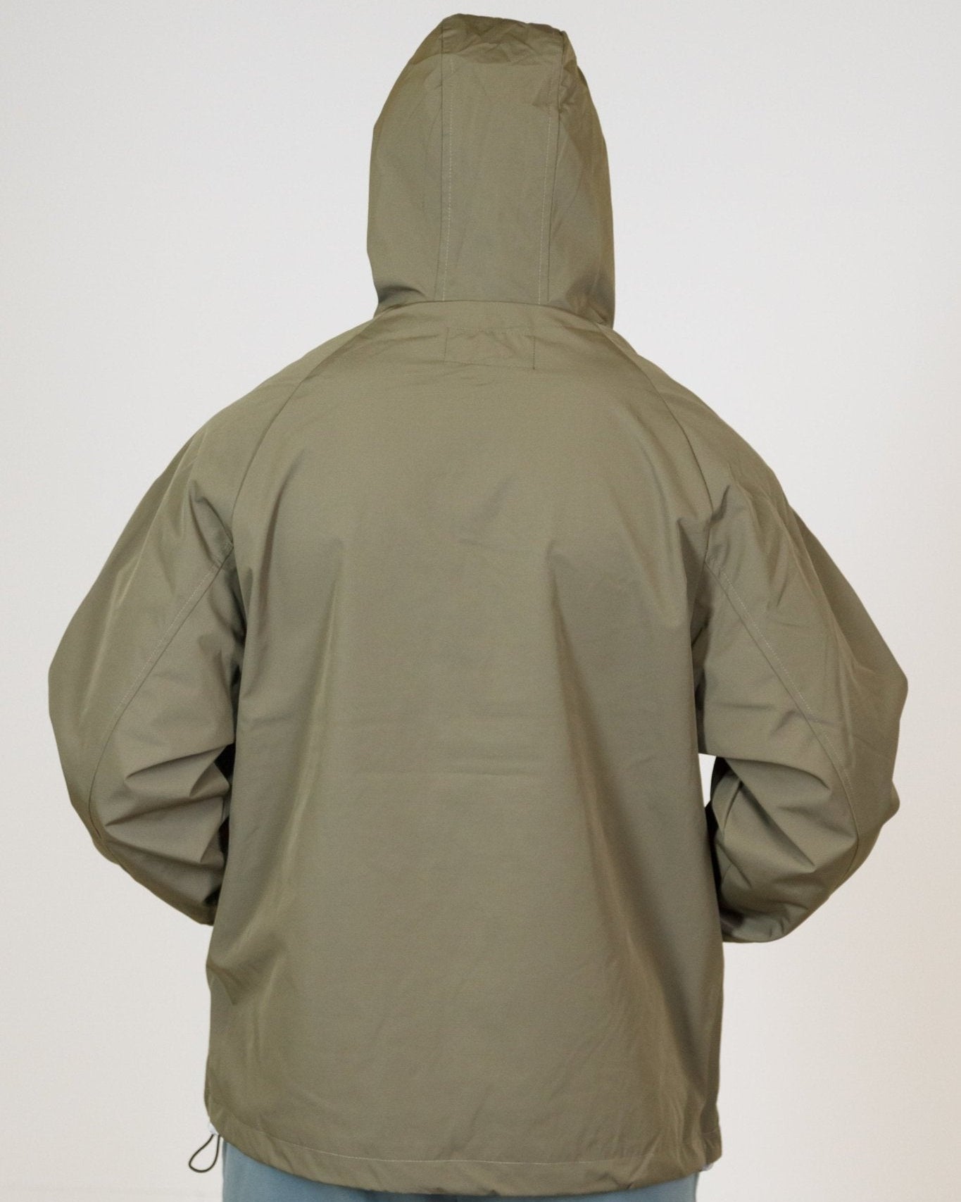 Khaki Green Water - Resistant Anorak Jacket - MEMFitness