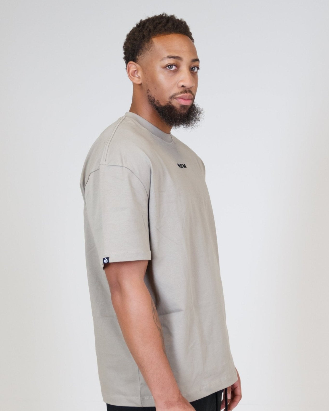 MEM 305G Heavyweight Oversized Tee - Beige - MEMFitness