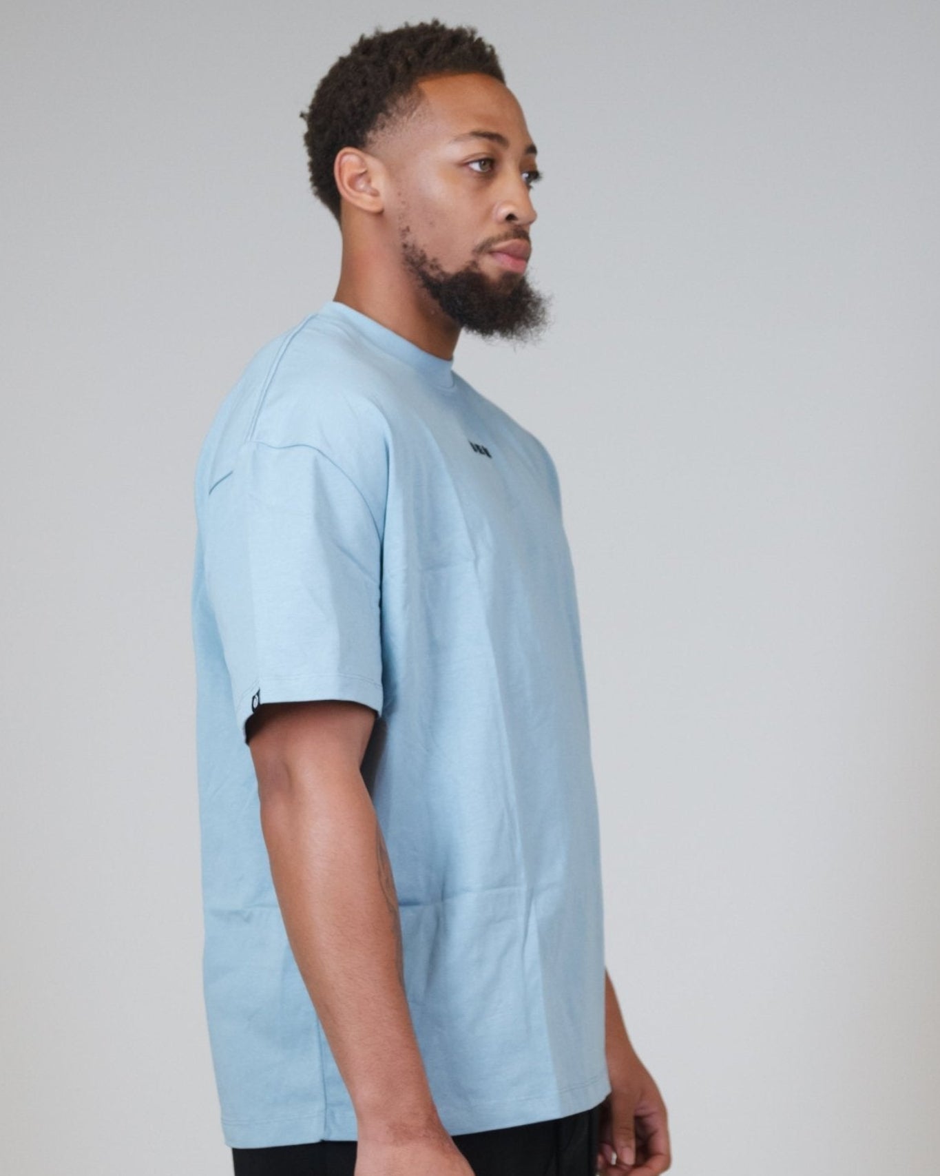 MEM 305G Heavyweight Oversized Tee - Blue - MEMFitness