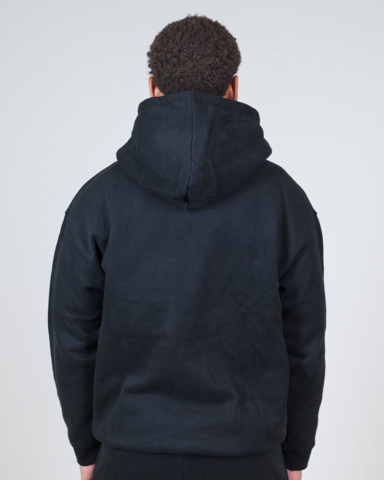 MEM 345G Heavyweight Fleece Hoodie – Black - MEMFitness