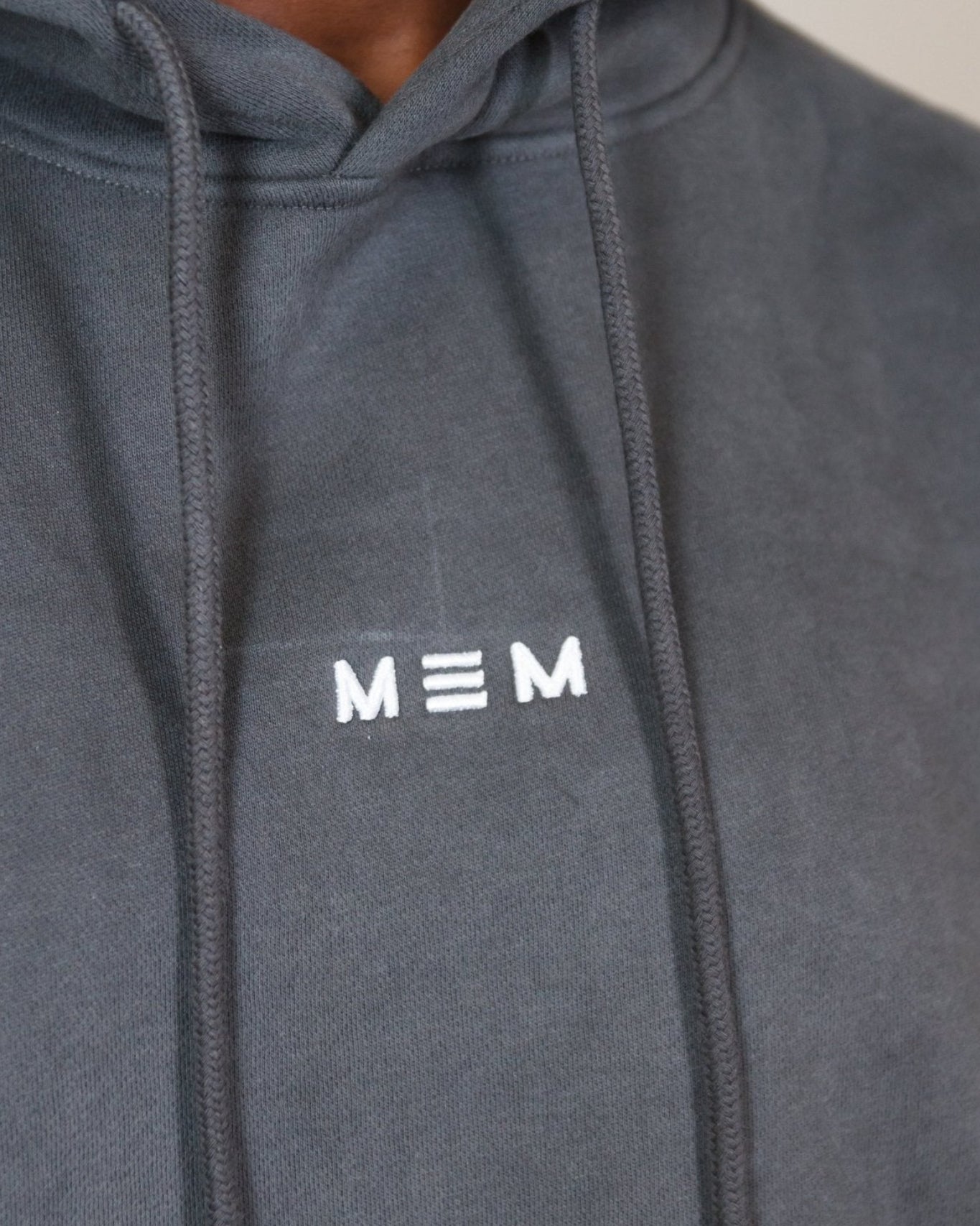 MEM 345g Oversized Heavyweight Hoodie - Grey - MEMFitness