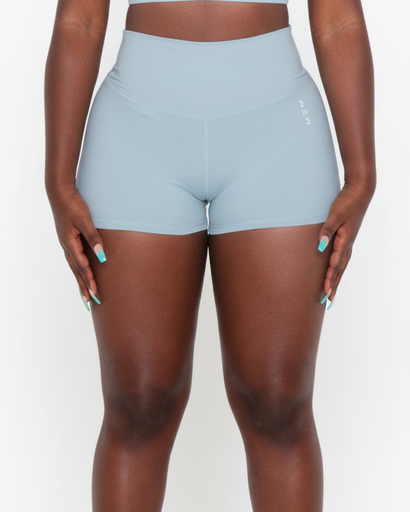 MEM 6" Bike Shorts BaBy Blue - MEMFitness