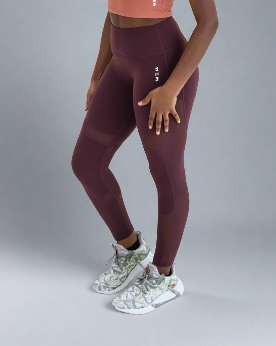 MEM Peak leggings Dark Purple - MEMFitness