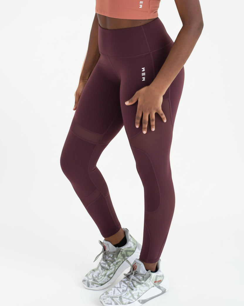 MEM Peak leggings Dark Purple - MEMFitness