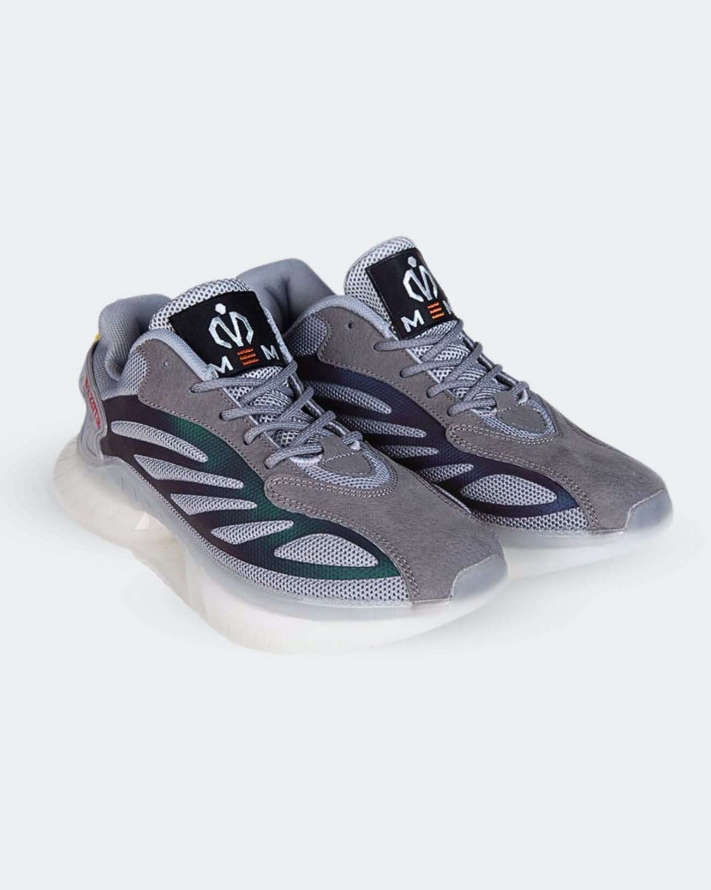 MEM Retro - Reflective Gym Shoes Grey - MEMFitness
