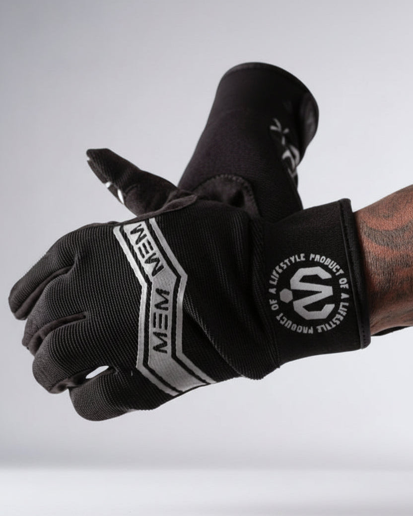 MEMFitness Cross - fit Gloves Black Grey - MEMFitness