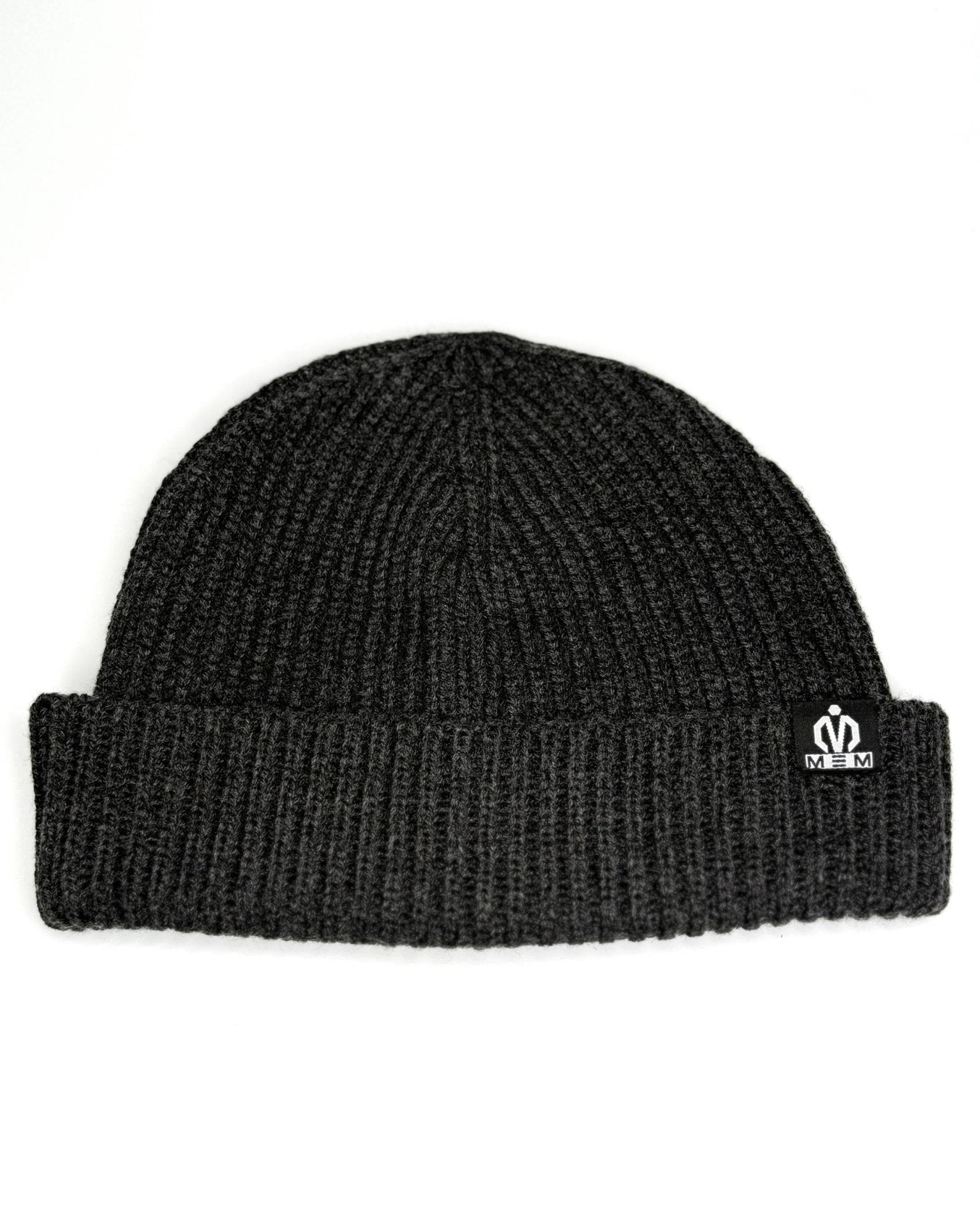 MEMFitness Fisherman Beanie – Unisex Winter Knit Hat - Charcoal Grey - MEMFitness