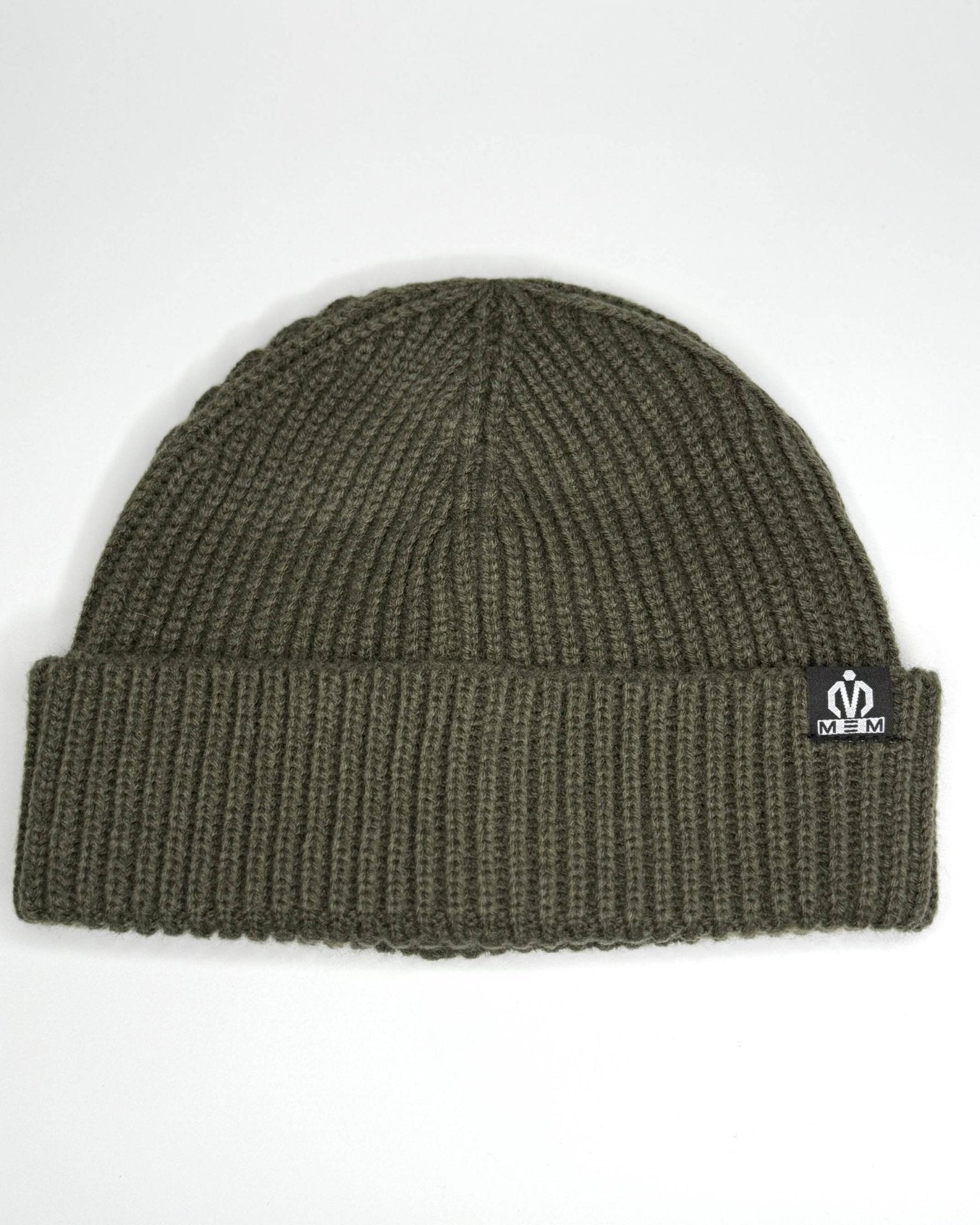 MEMFitness Fisherman Beanie – Unisex Winter Knit Hat - Khaki - MEMFitness