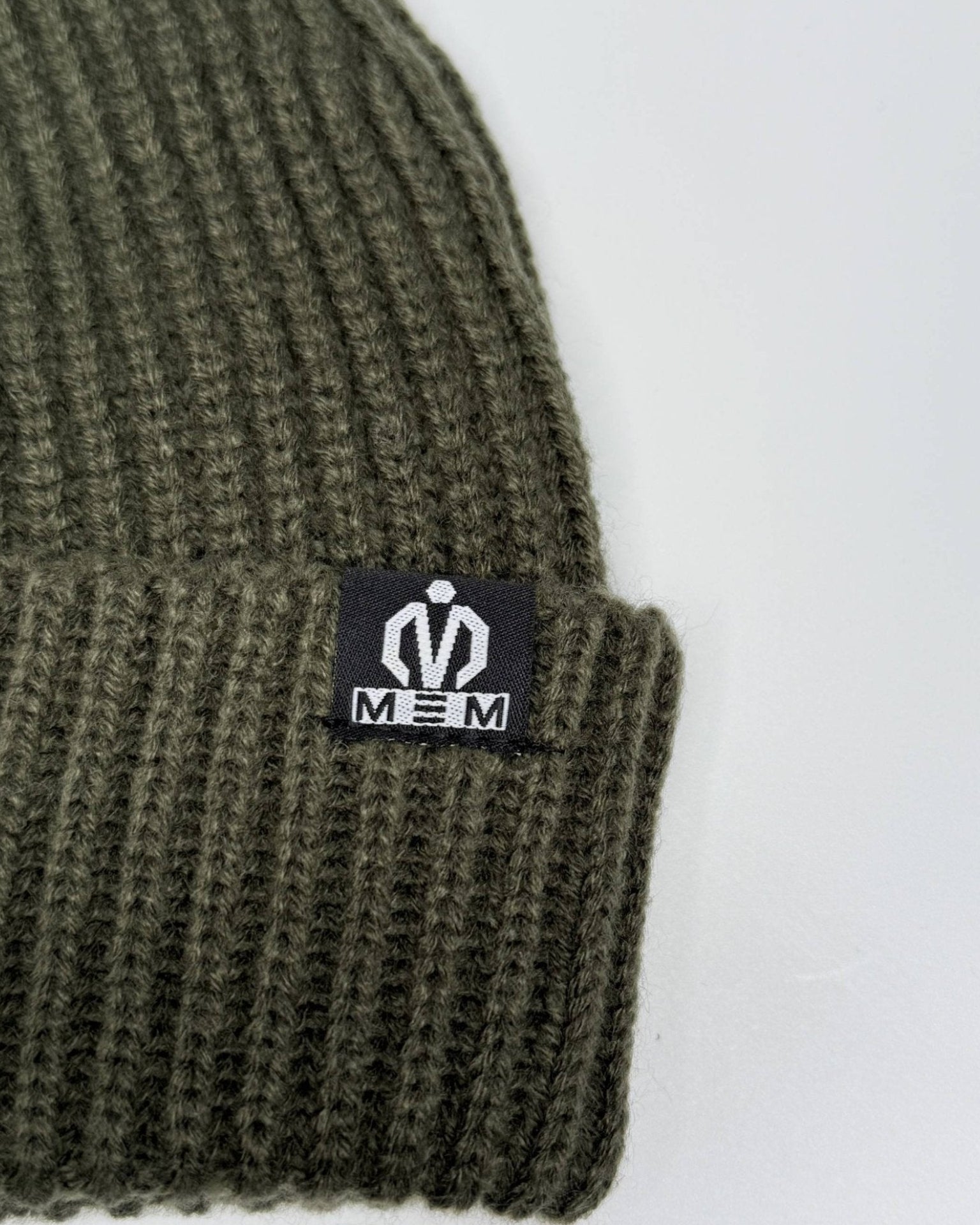 MEMFitness Fisherman Beanie – Unisex Winter Knit Hat - Khaki - MEMFitness