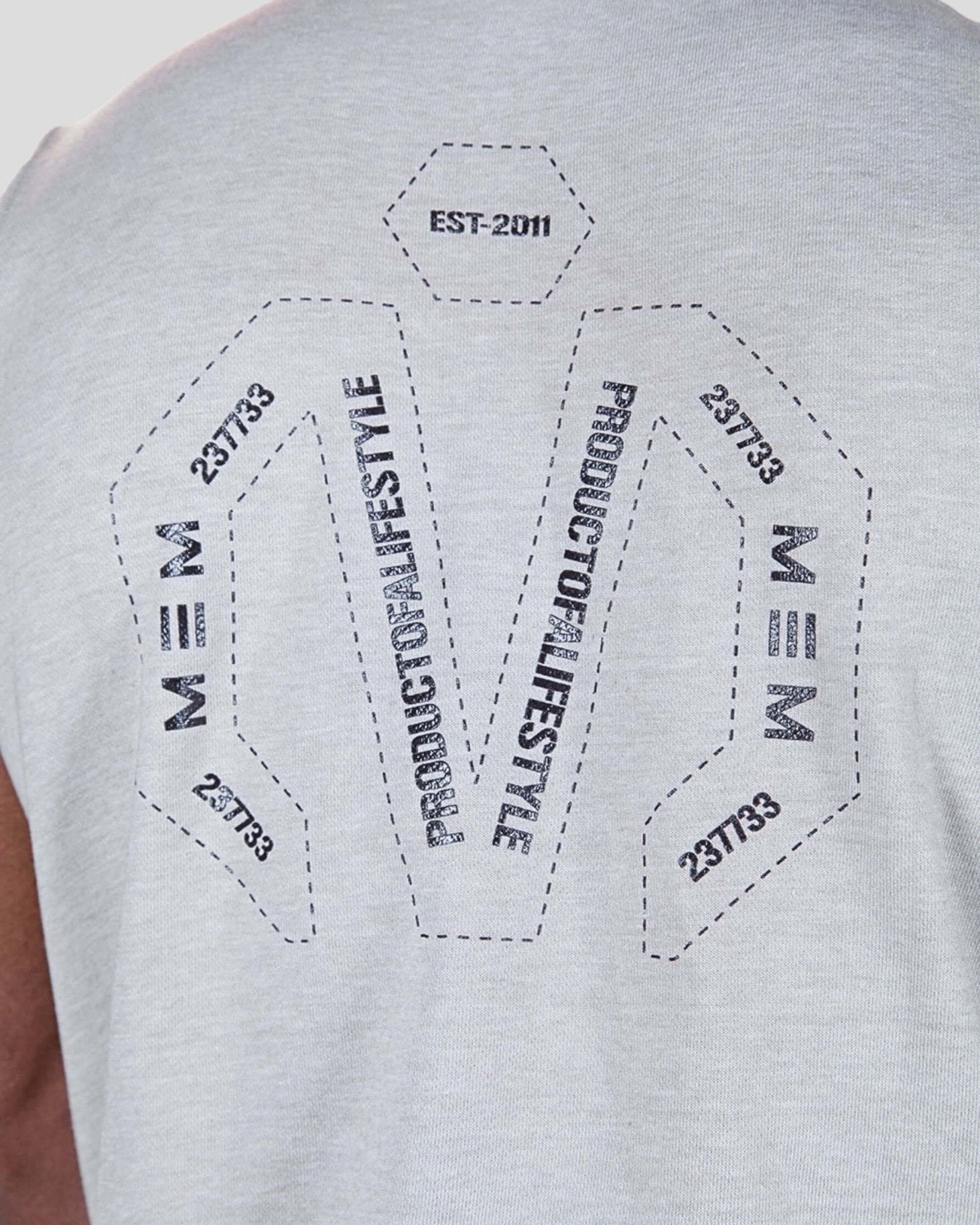 MEMFitness French Terry Grey Sleeveless Hoodie - MEMFitness