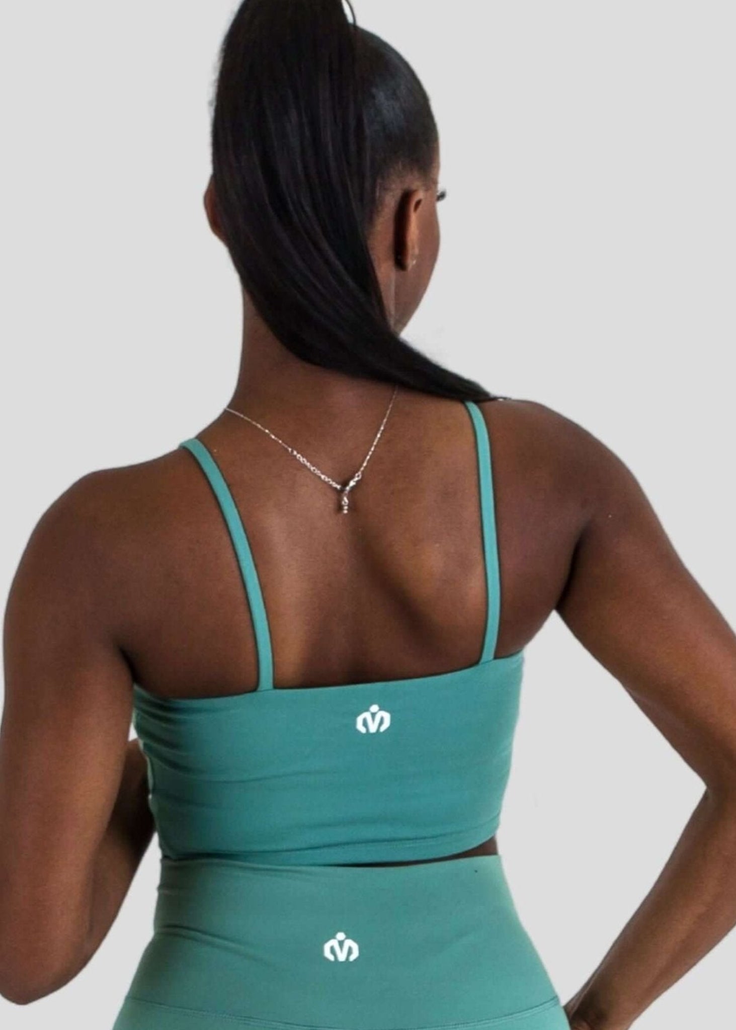 MEMFitness Power Vest Bra Mint Green - MEMFitness