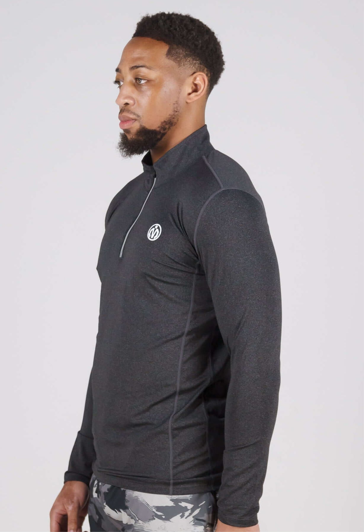 Pinnacle Dry - Fit Long Sleeve Half Zip Training Top - MEMFitness