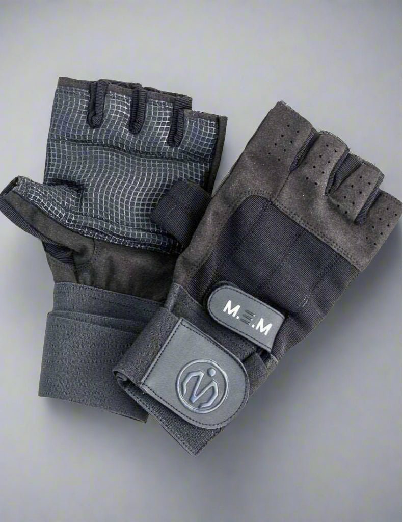 Unbeatable Comfort with MEMFitness X - Treme Fit Weight Lifting Gloves Black Logo - MEMFitness