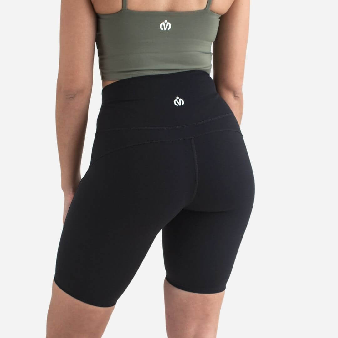 MEM Women 8" High Rise Biker Shorts-MEMFitness