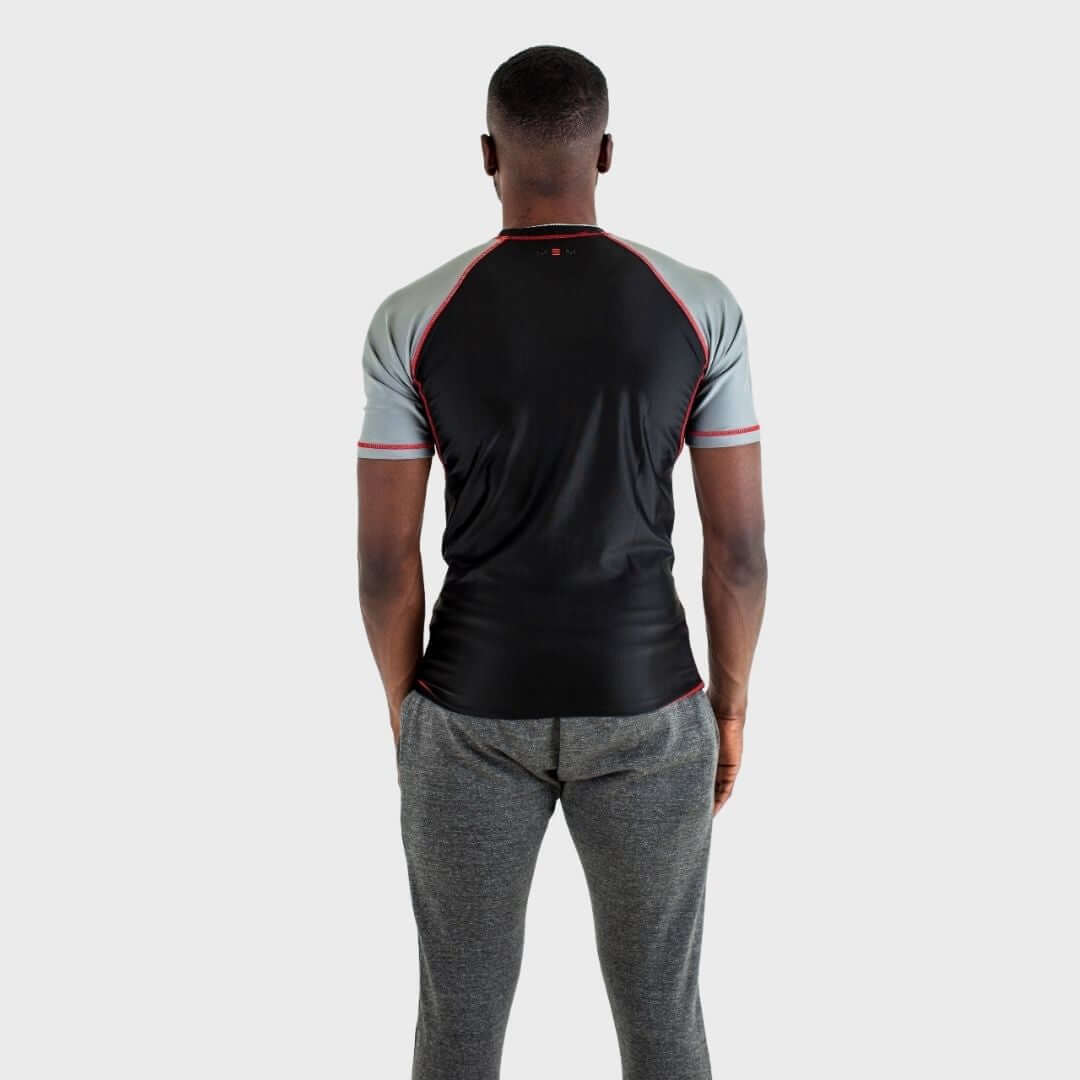quality black compression tee