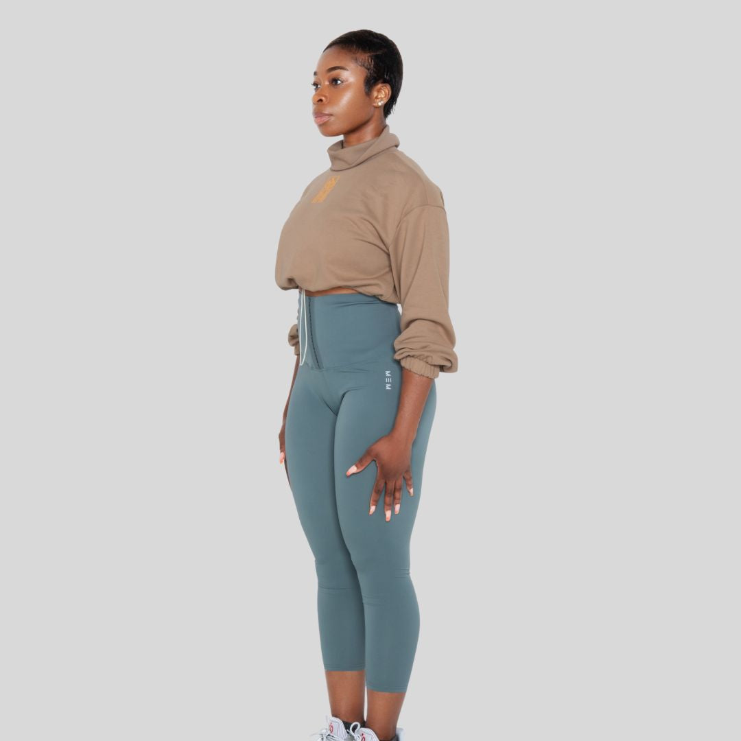 green high waited leggings
