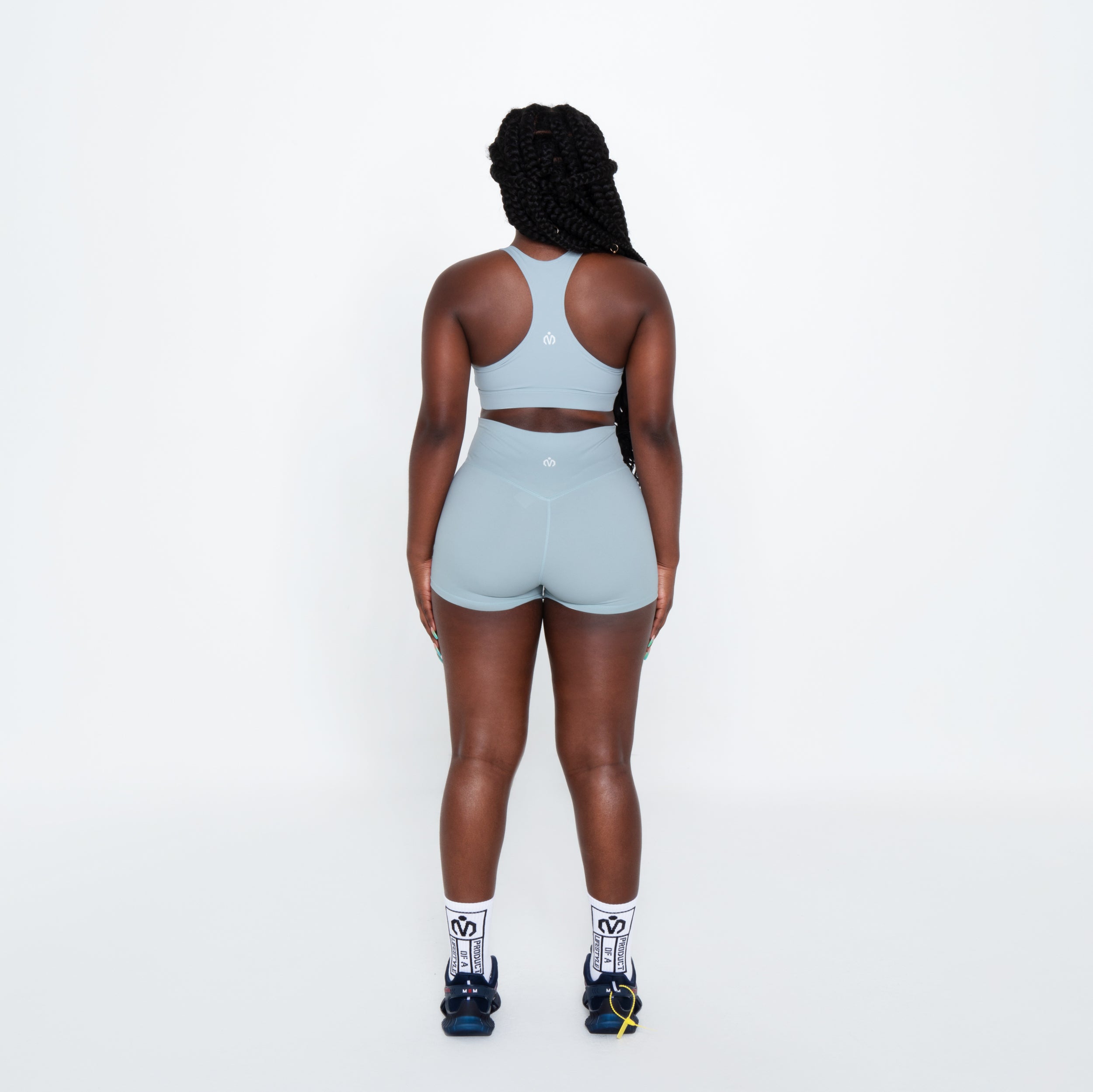 MEM 6" Bike Shorts BaBy Blue-MEMFitness