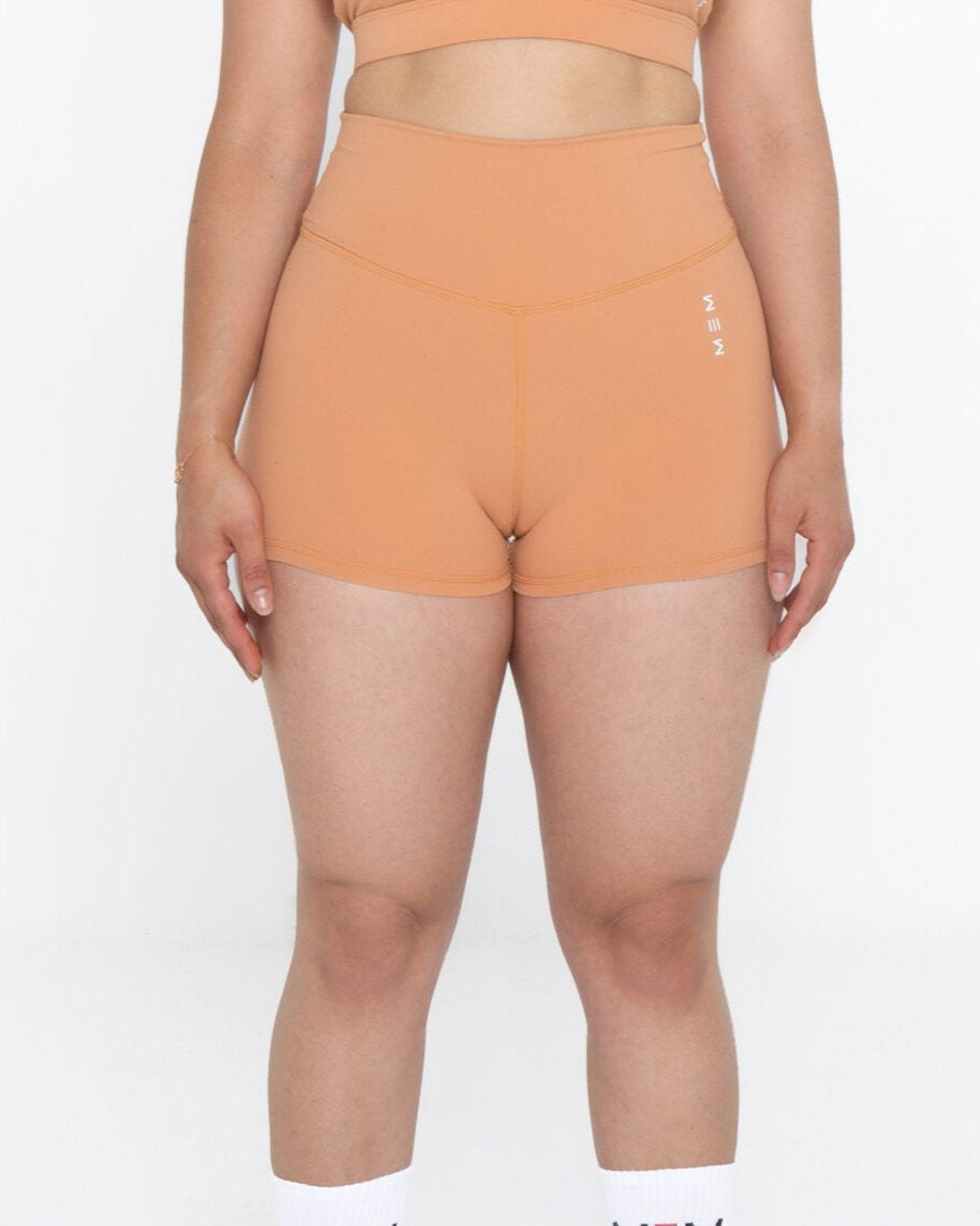 MEM 6" Bike Shorts Peach - MEMFitness