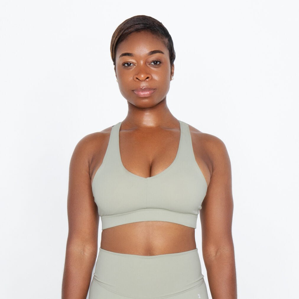 MEMFitness Training Sports Bra Light Green - MEMFitness