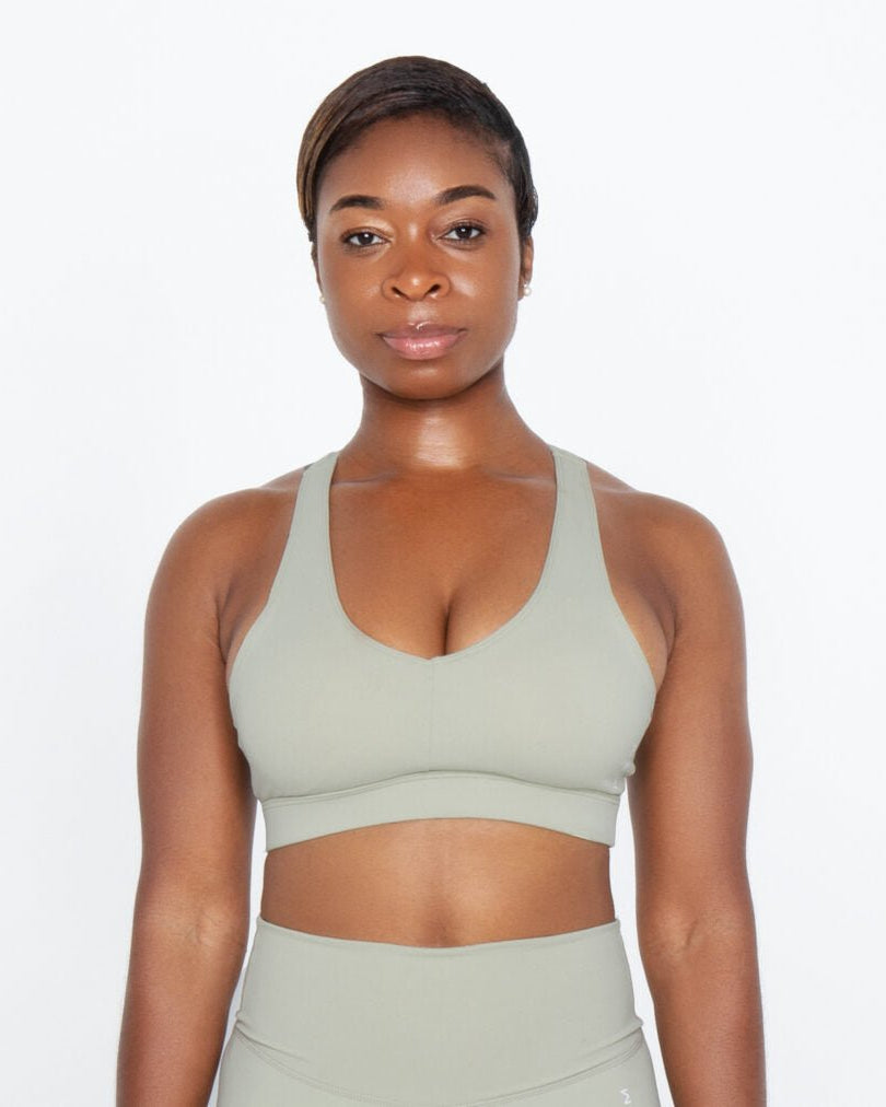 MEMFitness Training Sports Bra Light Green - MEMFitness